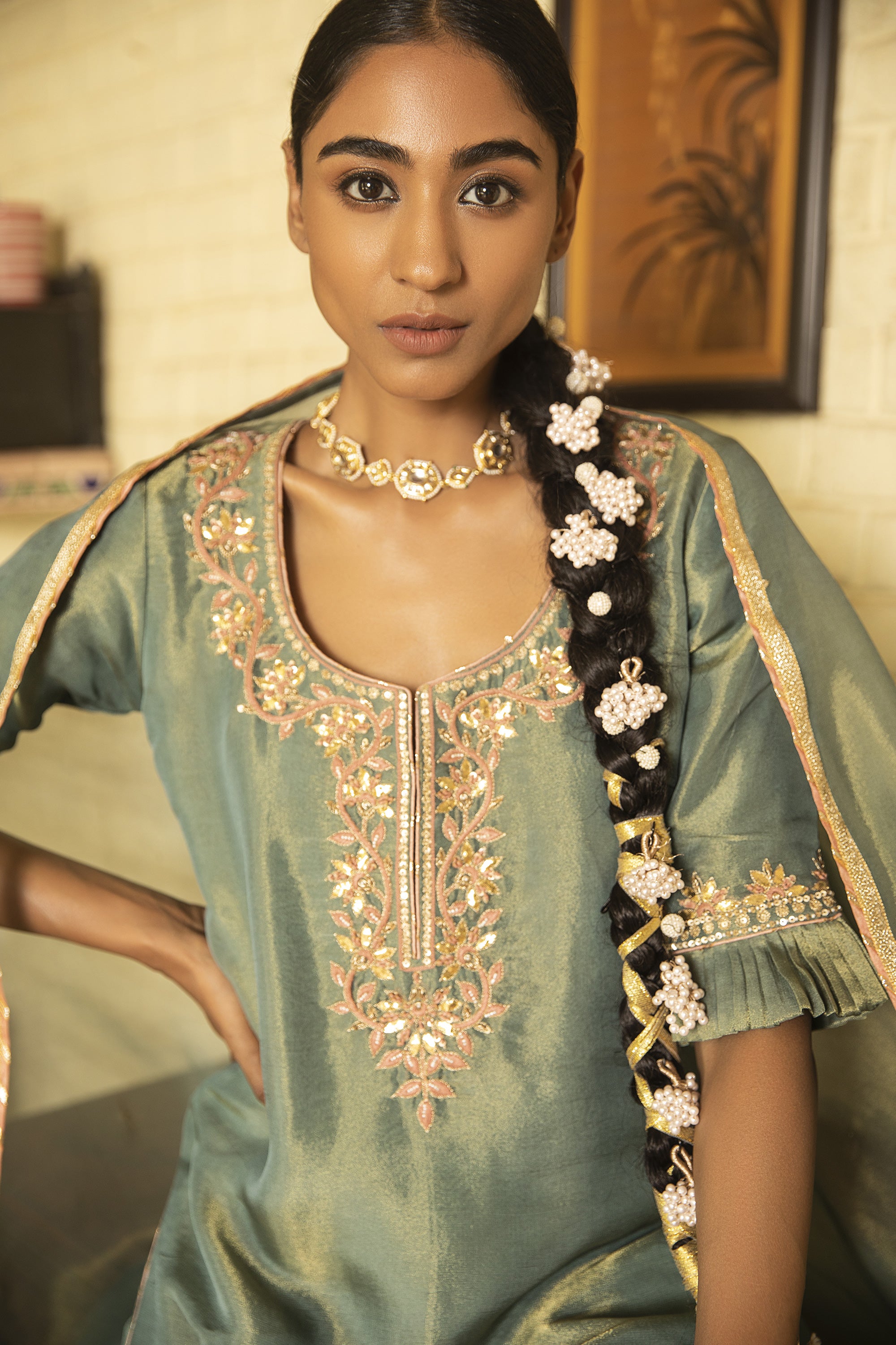 Green_Embroidered_Sharara_Set_Kritika_Dawar
