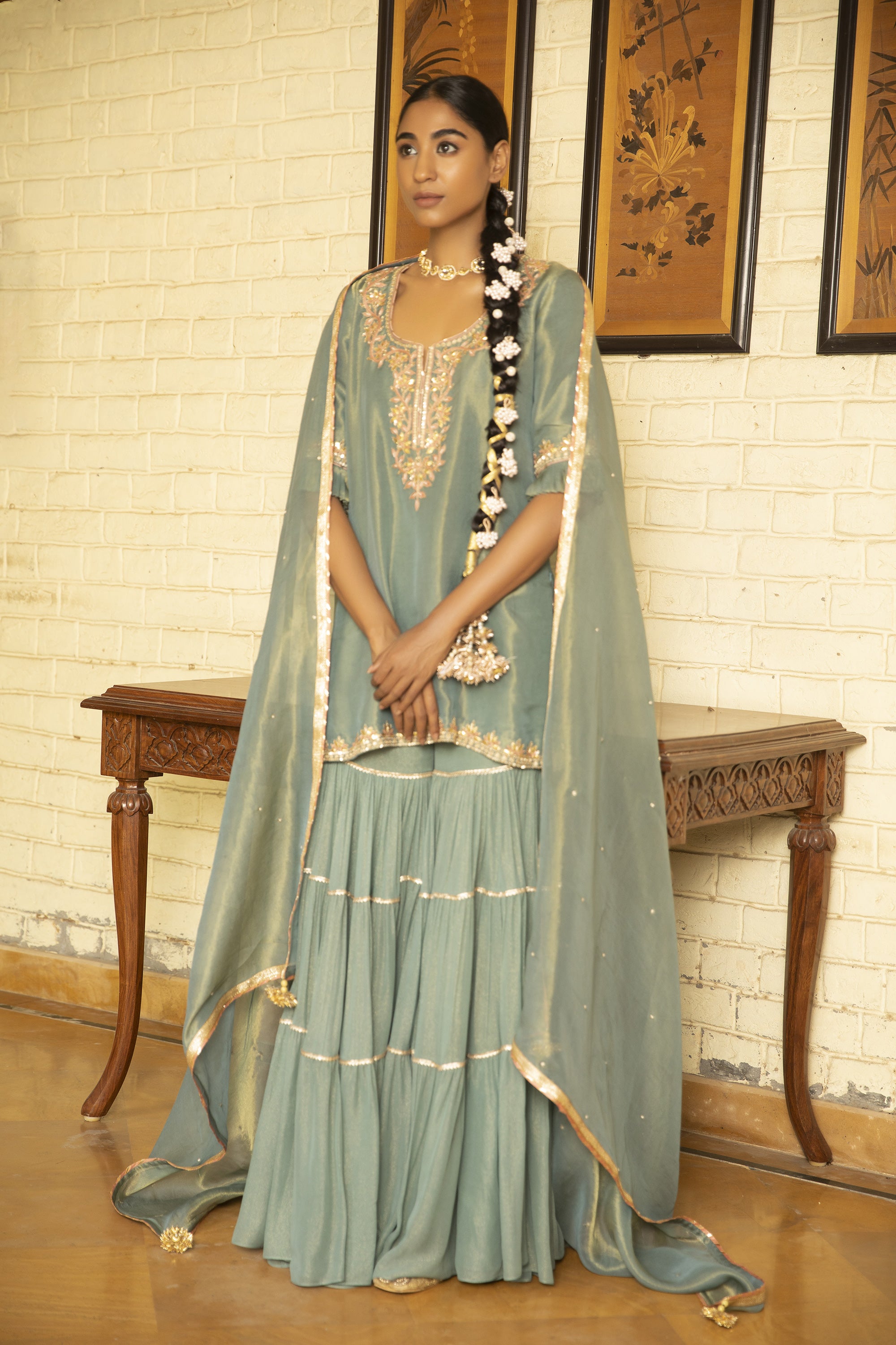 Green_Embroidered_Sharara_Set_Kritika_Dawar