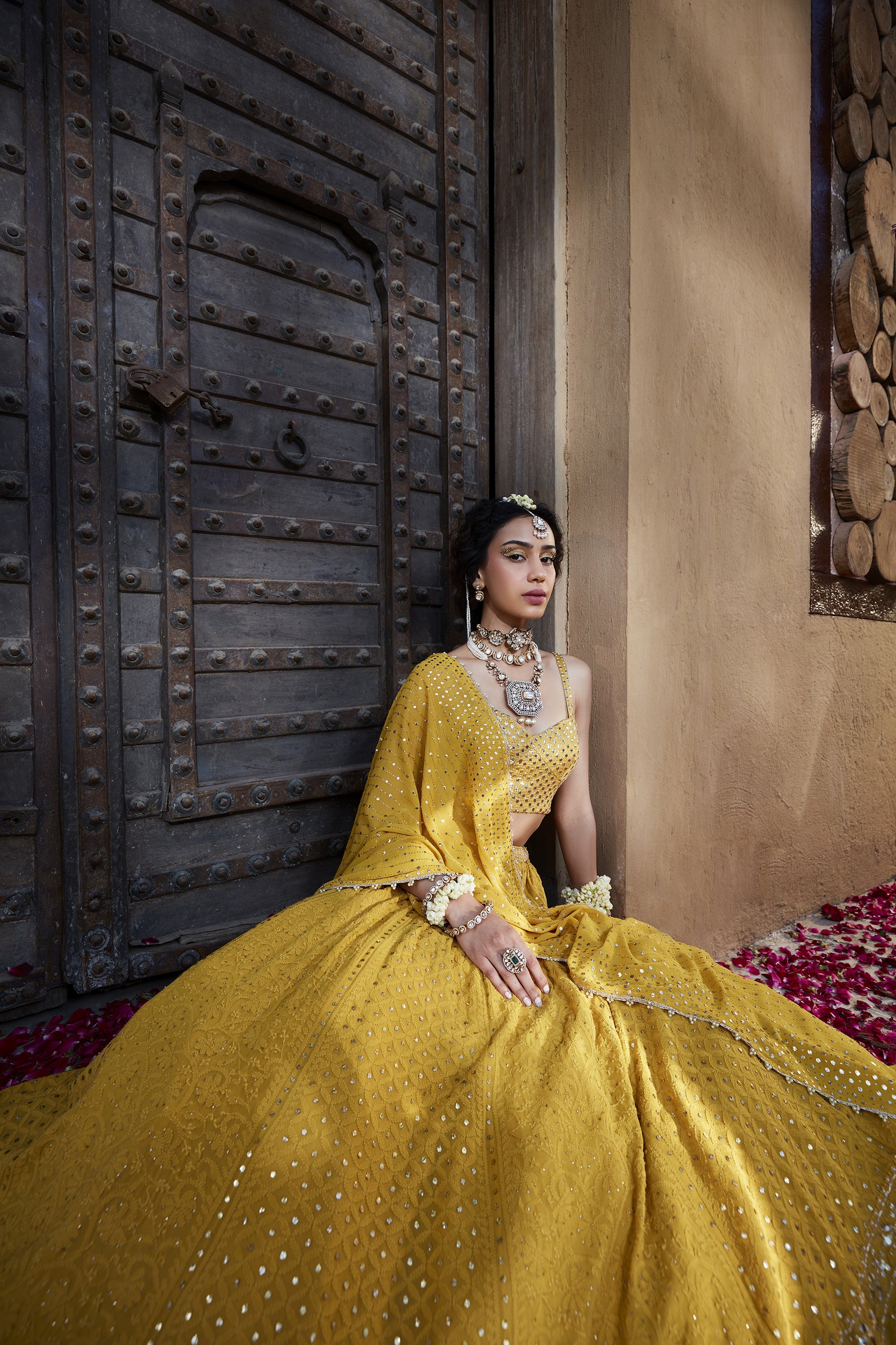 Yellow_Chikankari_Lehenga_Kritika_Dawar