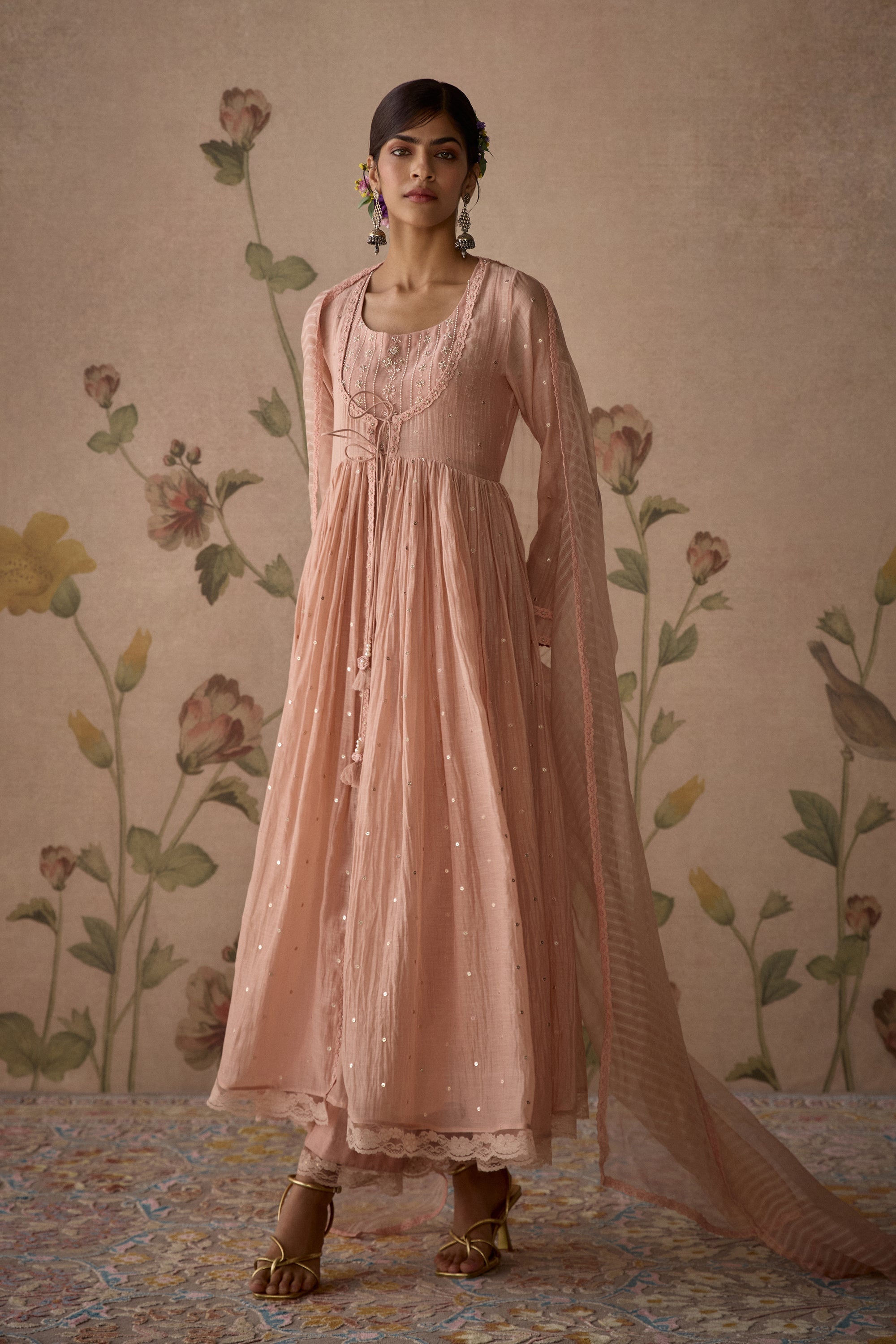 Pink_Hand_Embroidered_Jacket_Anarkali_Set_Kritika_Dawar