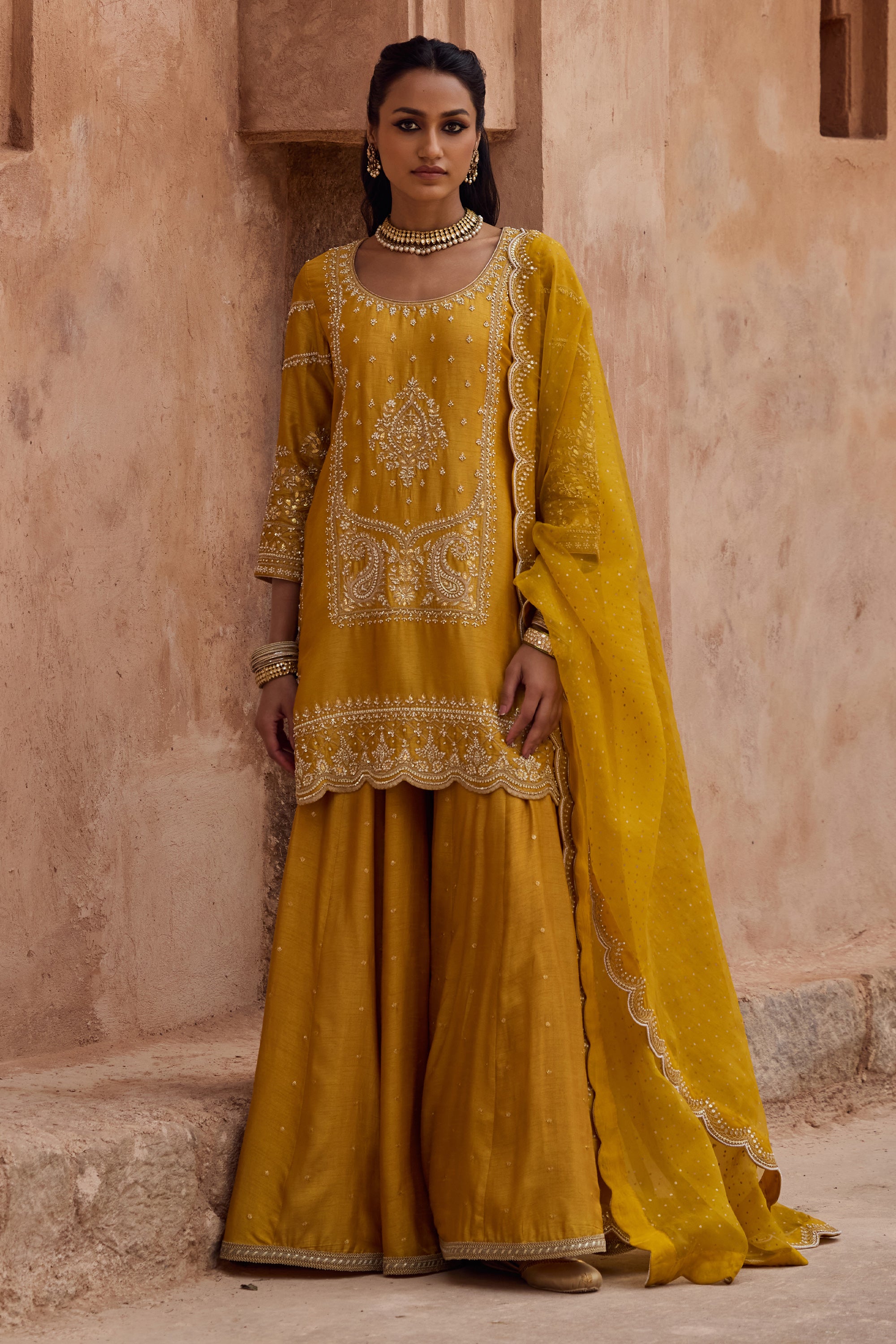 Alaya Sharara Set