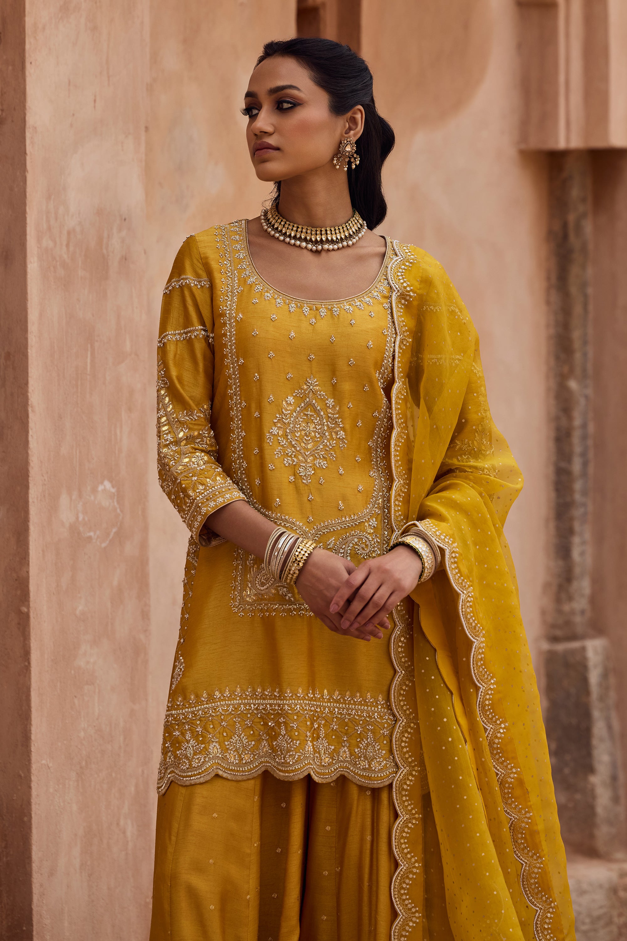 Alaya Sharara Set