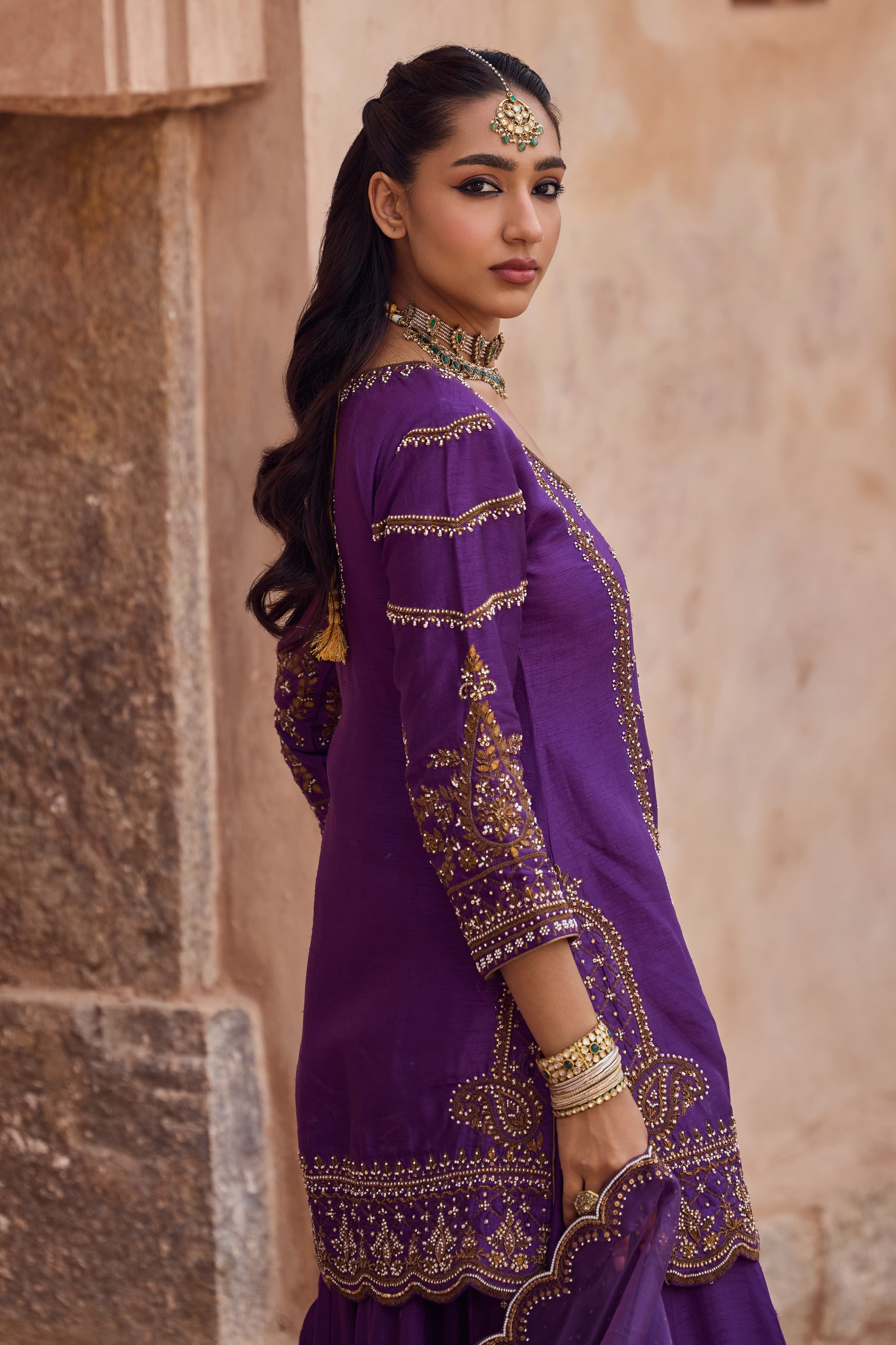 Alaya Sharara Set