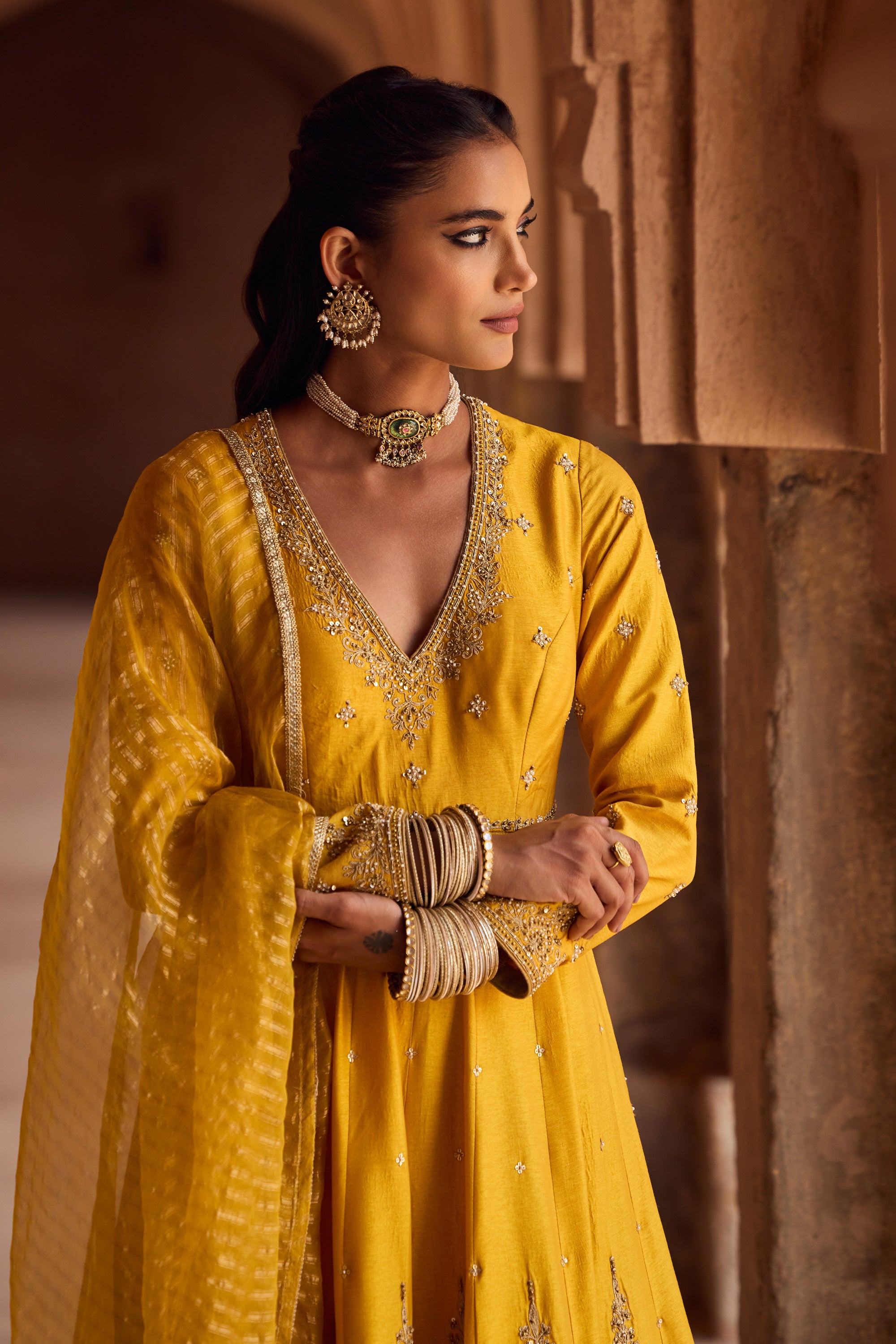 Seher Anarkali Set