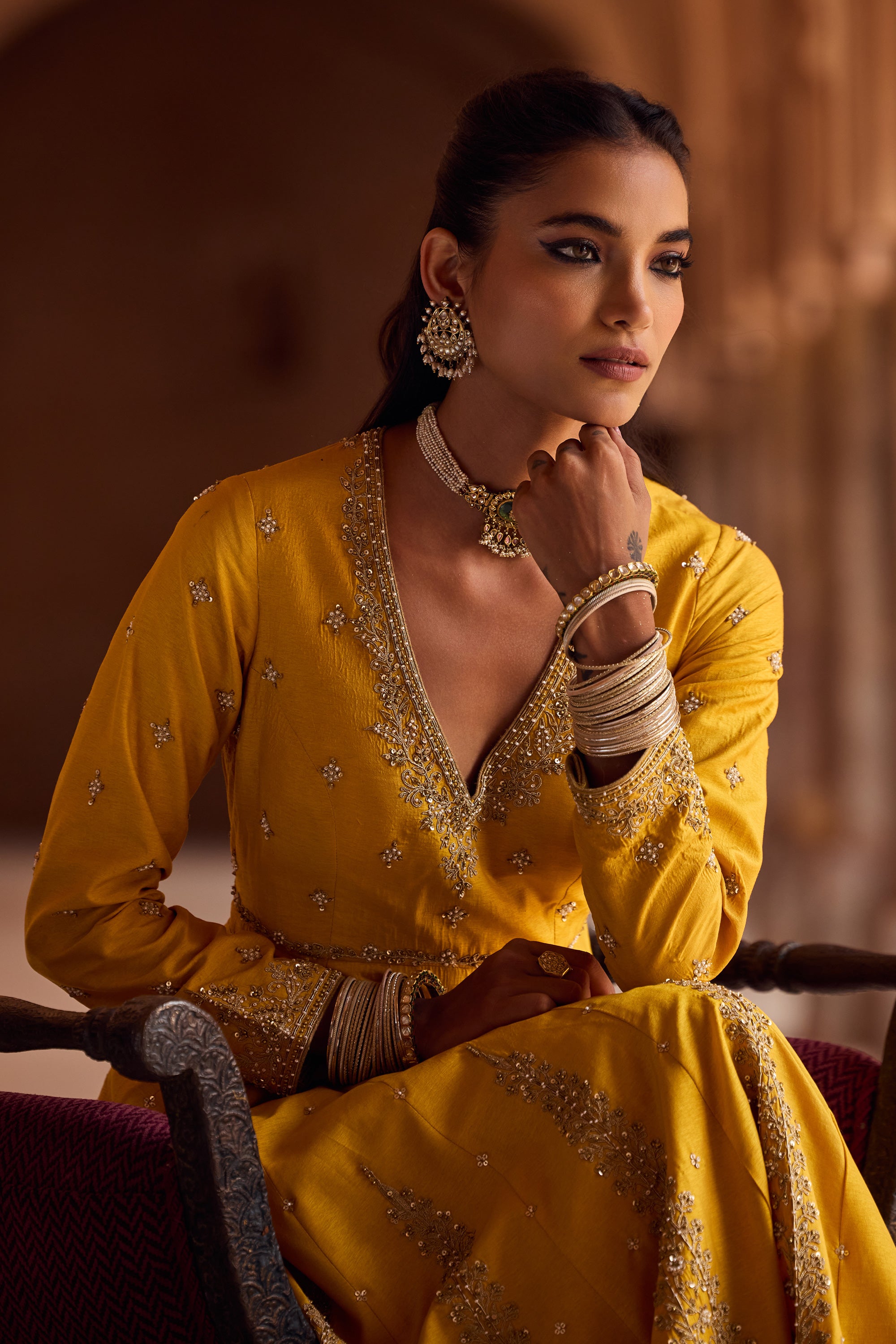 Seher Anarkali Set