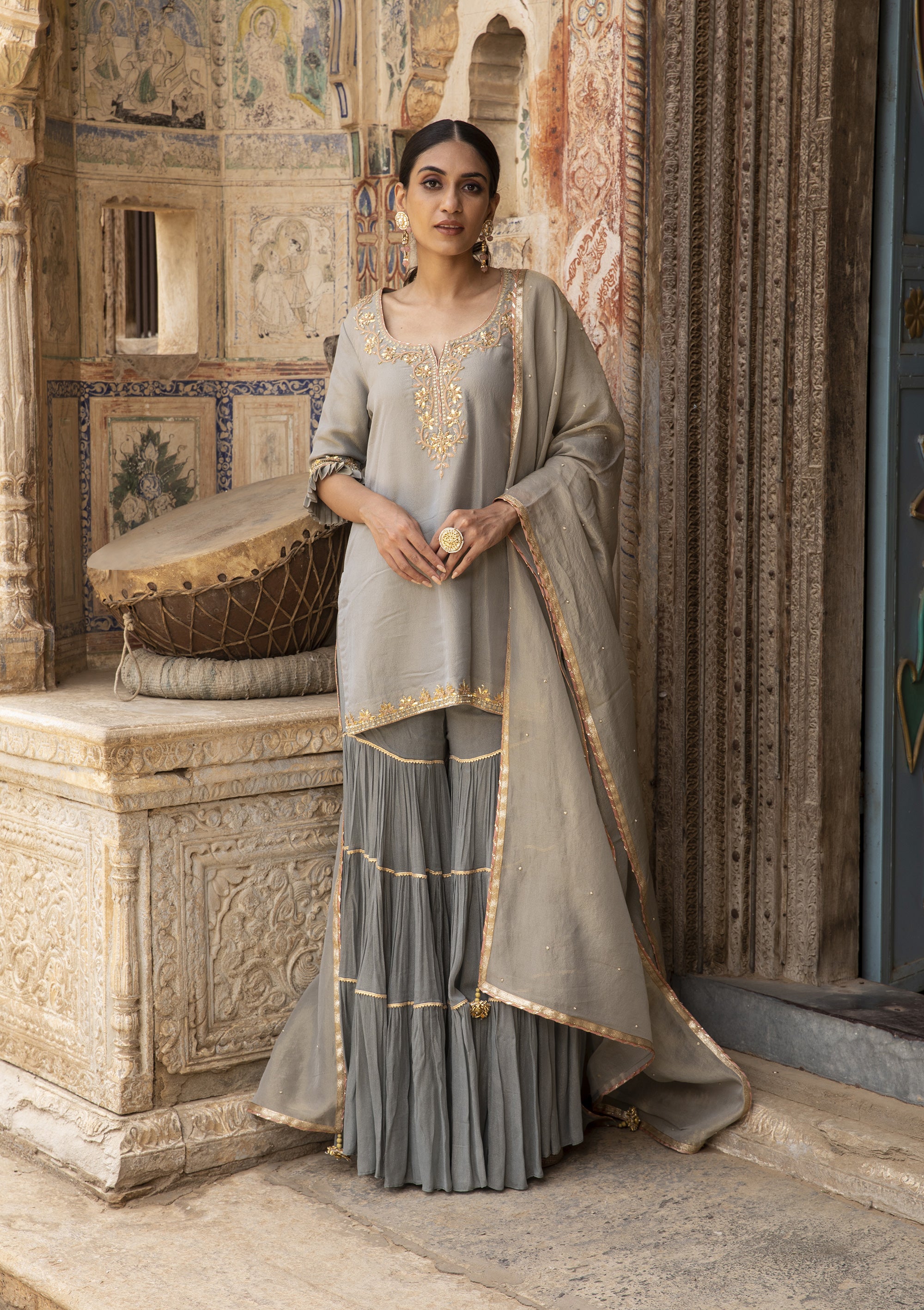 Grey_Hand_Embroidered_Sharara_Set_Kritika_Dawar