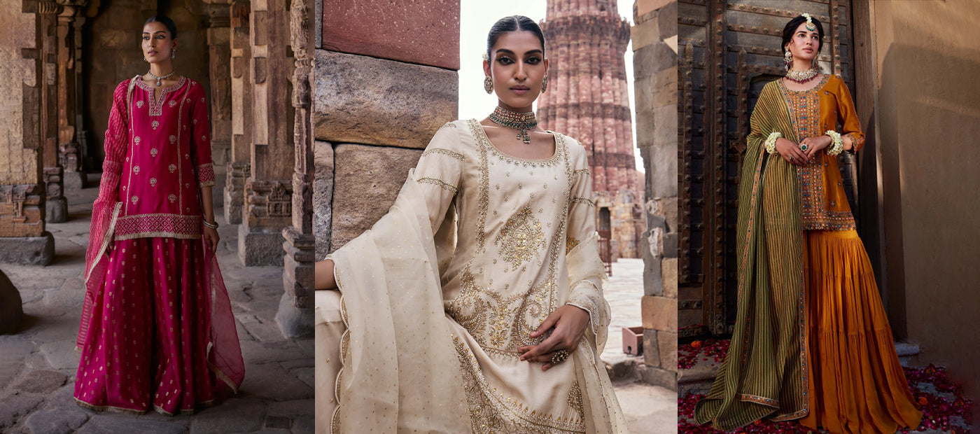 How to Style Wedding Sharara Sets for a Modern Woman