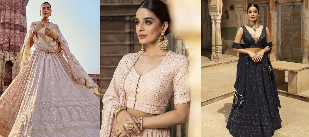 Embroidered Lehenga for Bridesmaids: How to Style for a Wedding Party