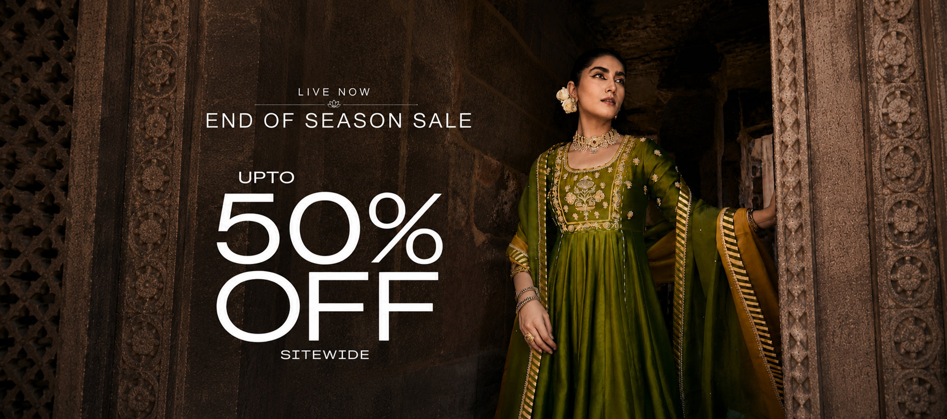 Steal the Spotlight: Designer Indian Wear at EOSS – Up to 50% Off