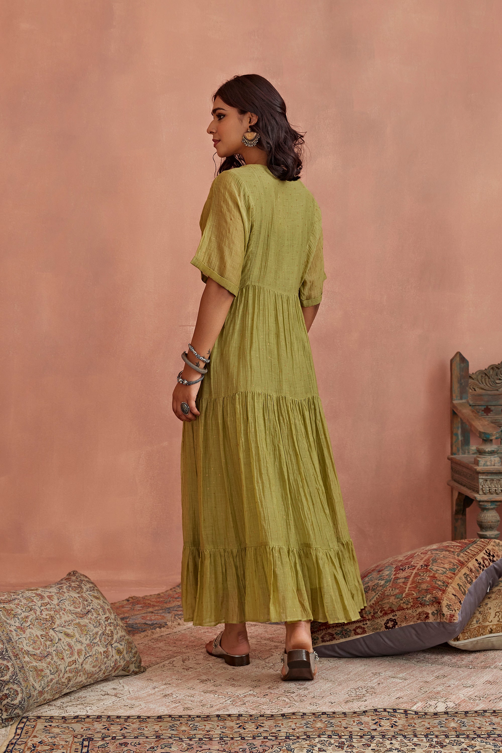 Green_3D_Flower_Embroidery_Tunic_Kritika_Dawar