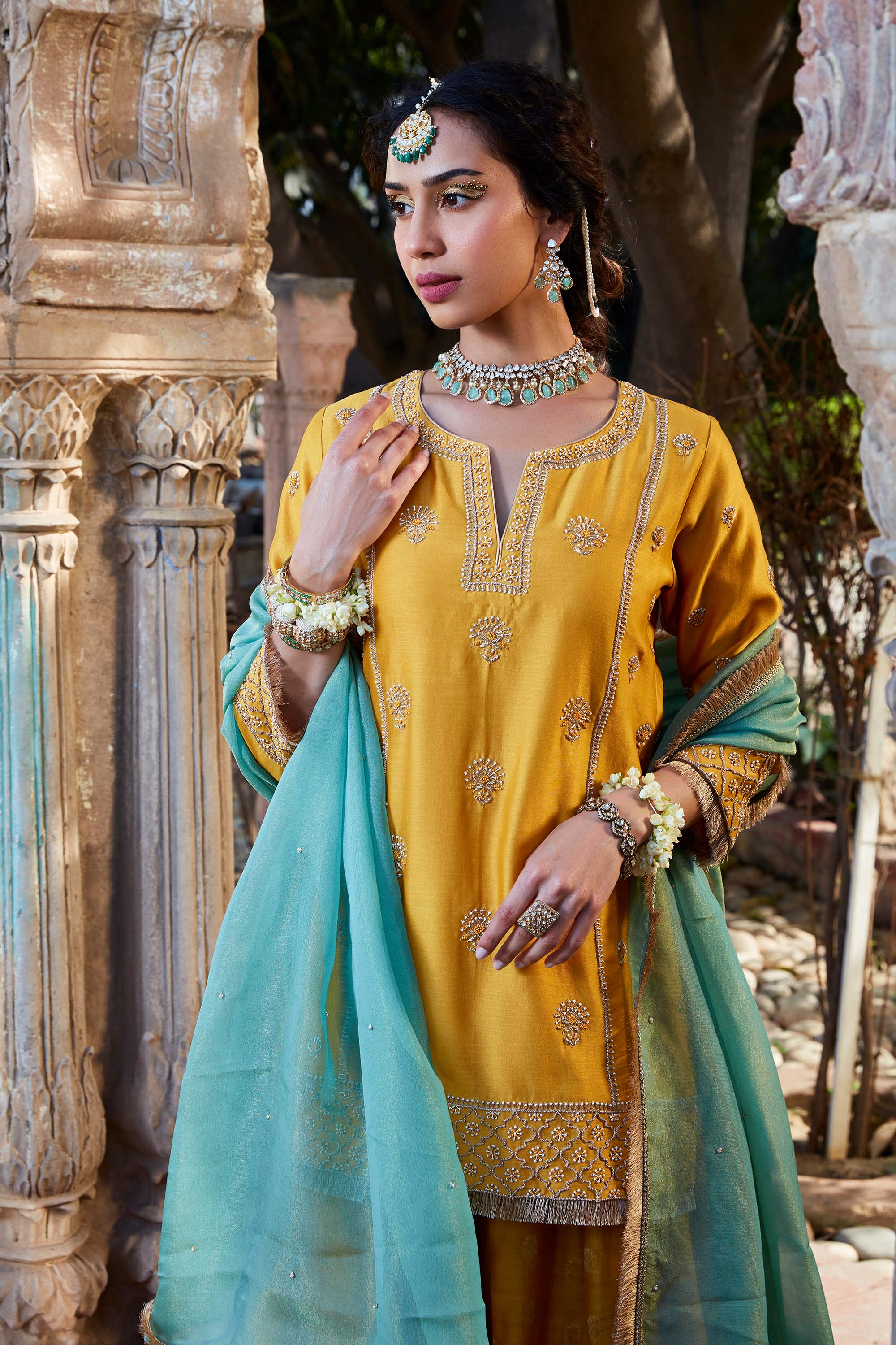 Yellow_Banarsi_Sharara_Kritika_Dawar