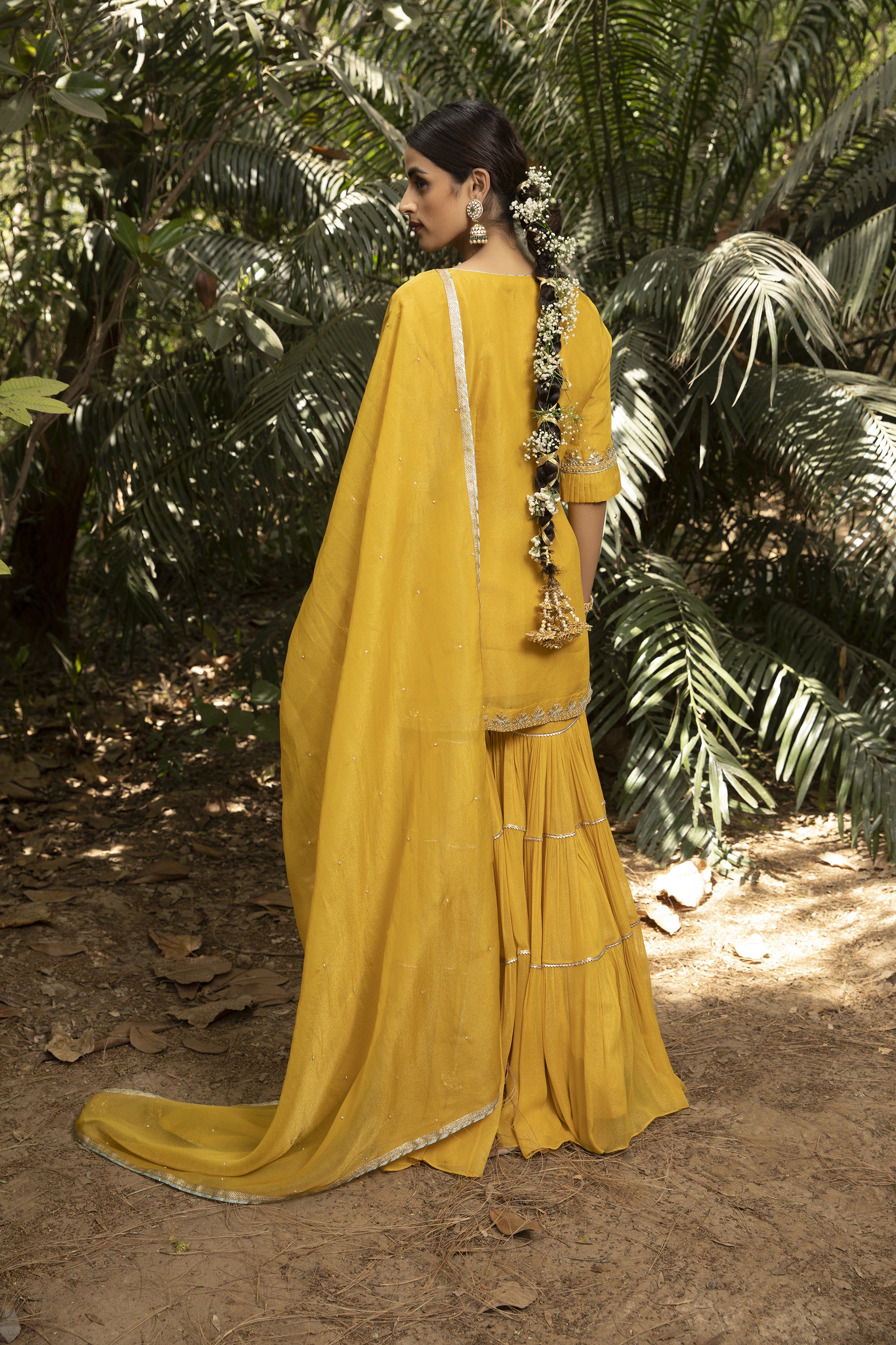 Yellow__Tissue_Hand_Embroidered_Sharara_Set_Kritika_Dawar
