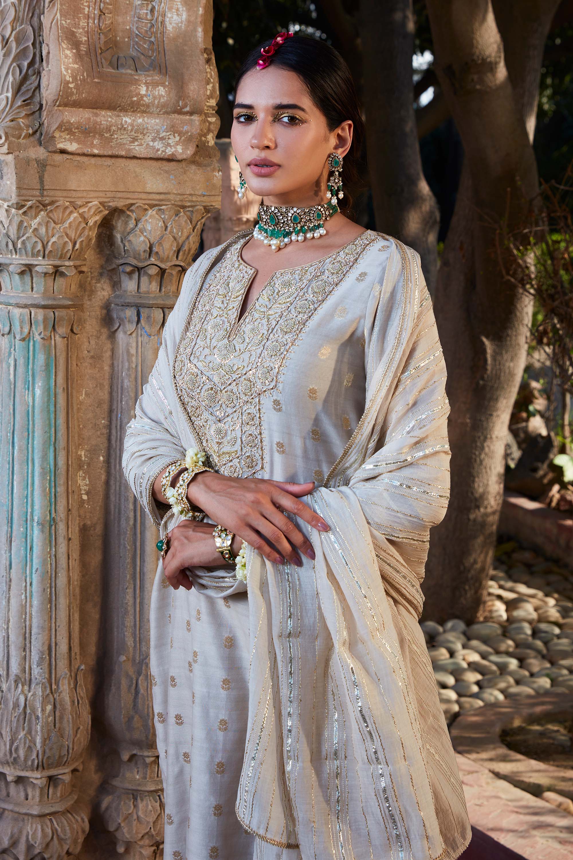 Ivory_Anmol_Gota_Kurta_Set_Kritika_Dawar