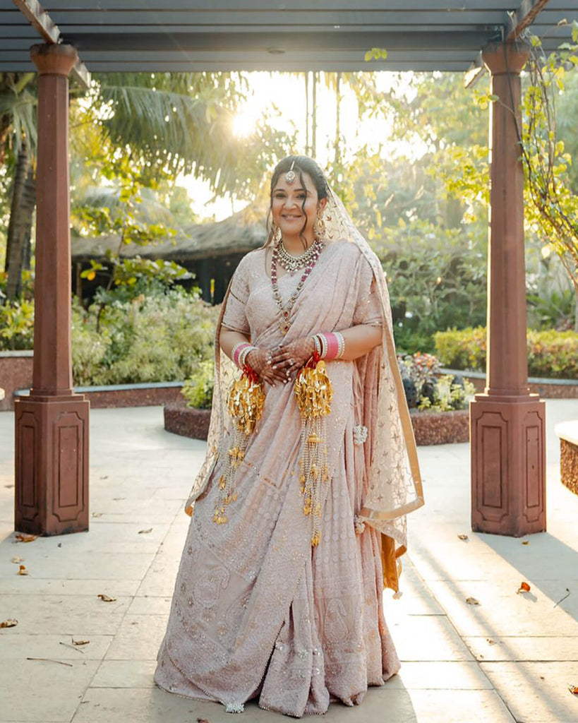 Zara Juneja In Kritika Dawar Customised Chikankari Lehenga