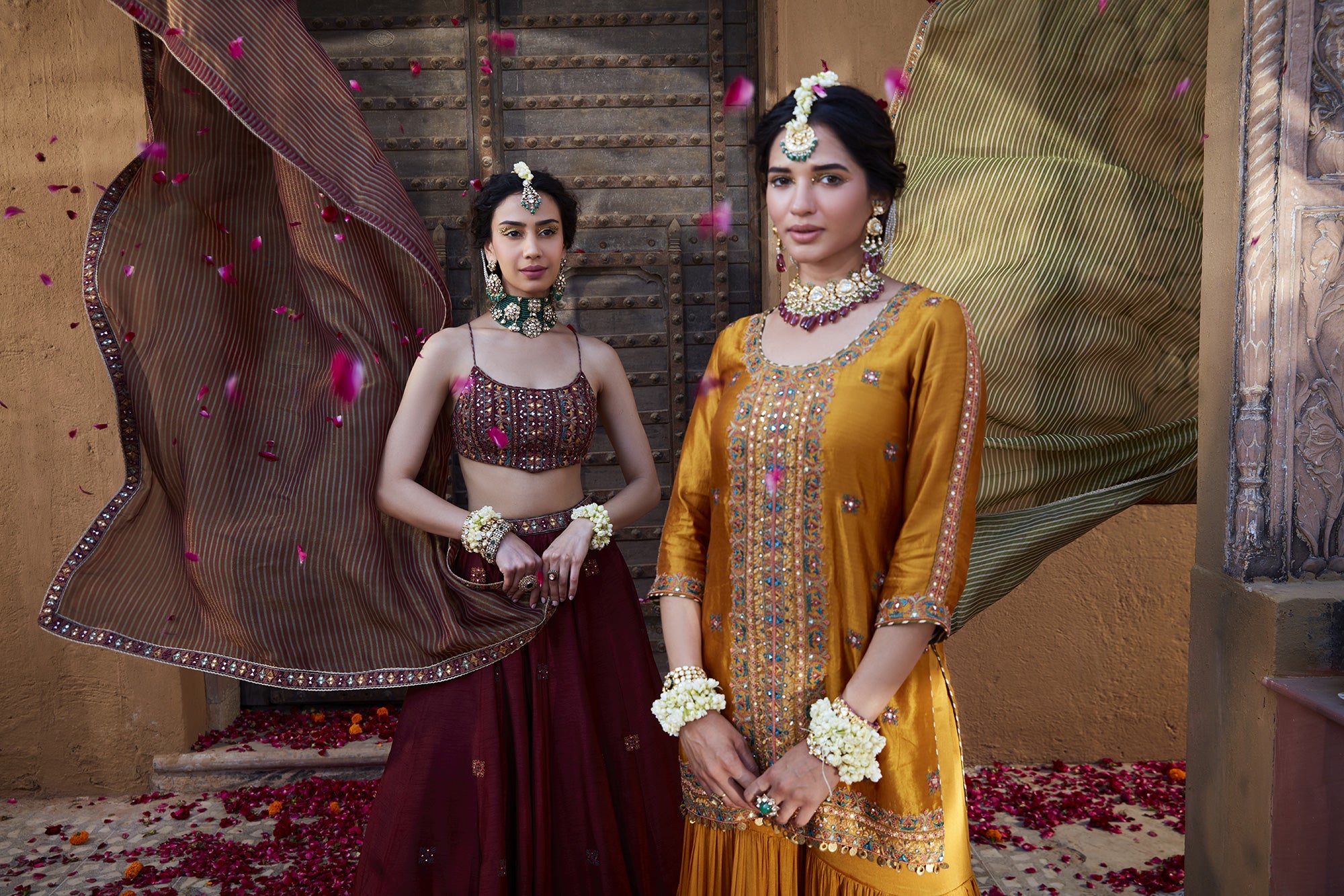 Mustard_Yellow_Multi_Thread_Embroidered_Sharara_Set_Kritika_Dawar