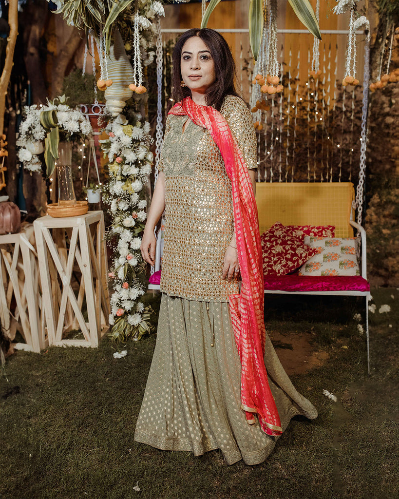 Sonia Sapra In Kritika Dawar Gota Patti Kurta Set