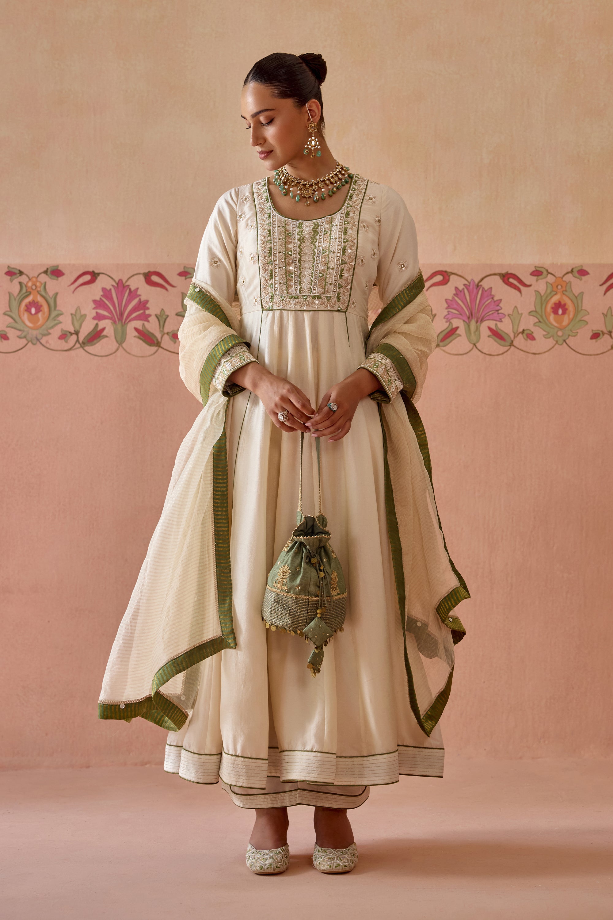 Zaha Anarkali Set - A