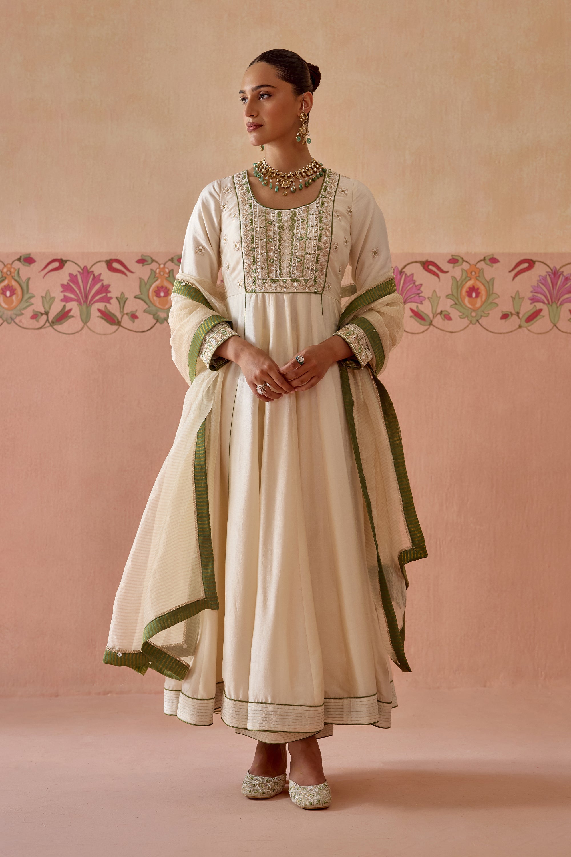 Zaha Anarkali Set - C