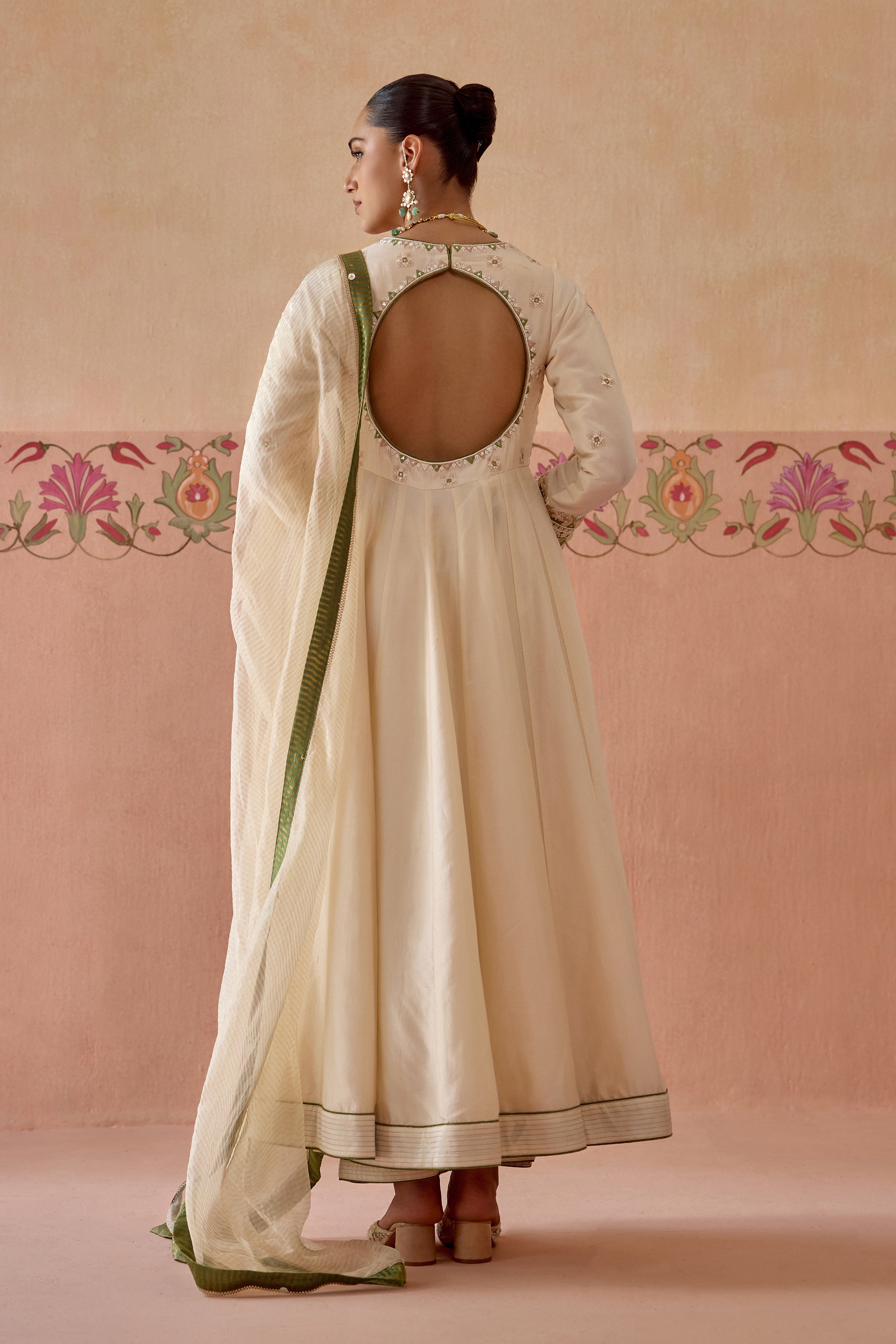 Zaha Anarkali Set - D