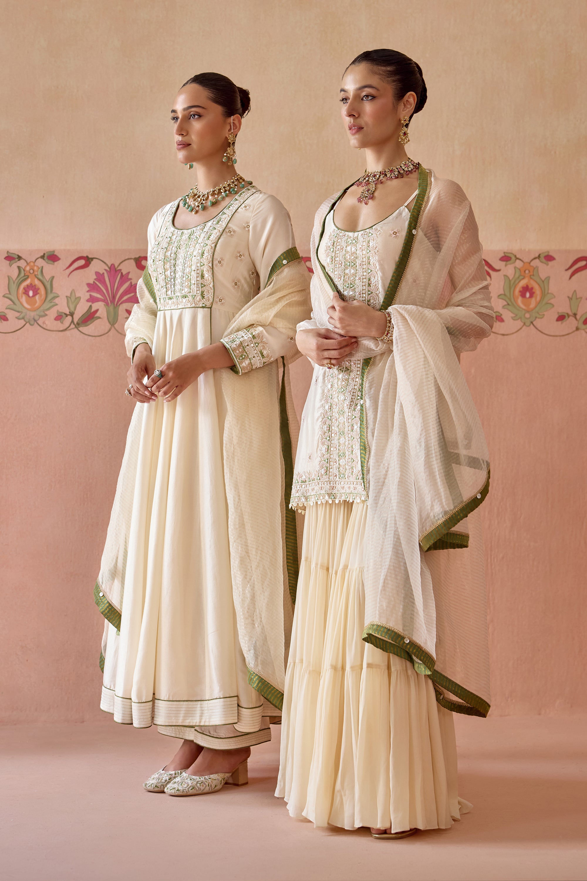 Zaha Anarkali Set - H