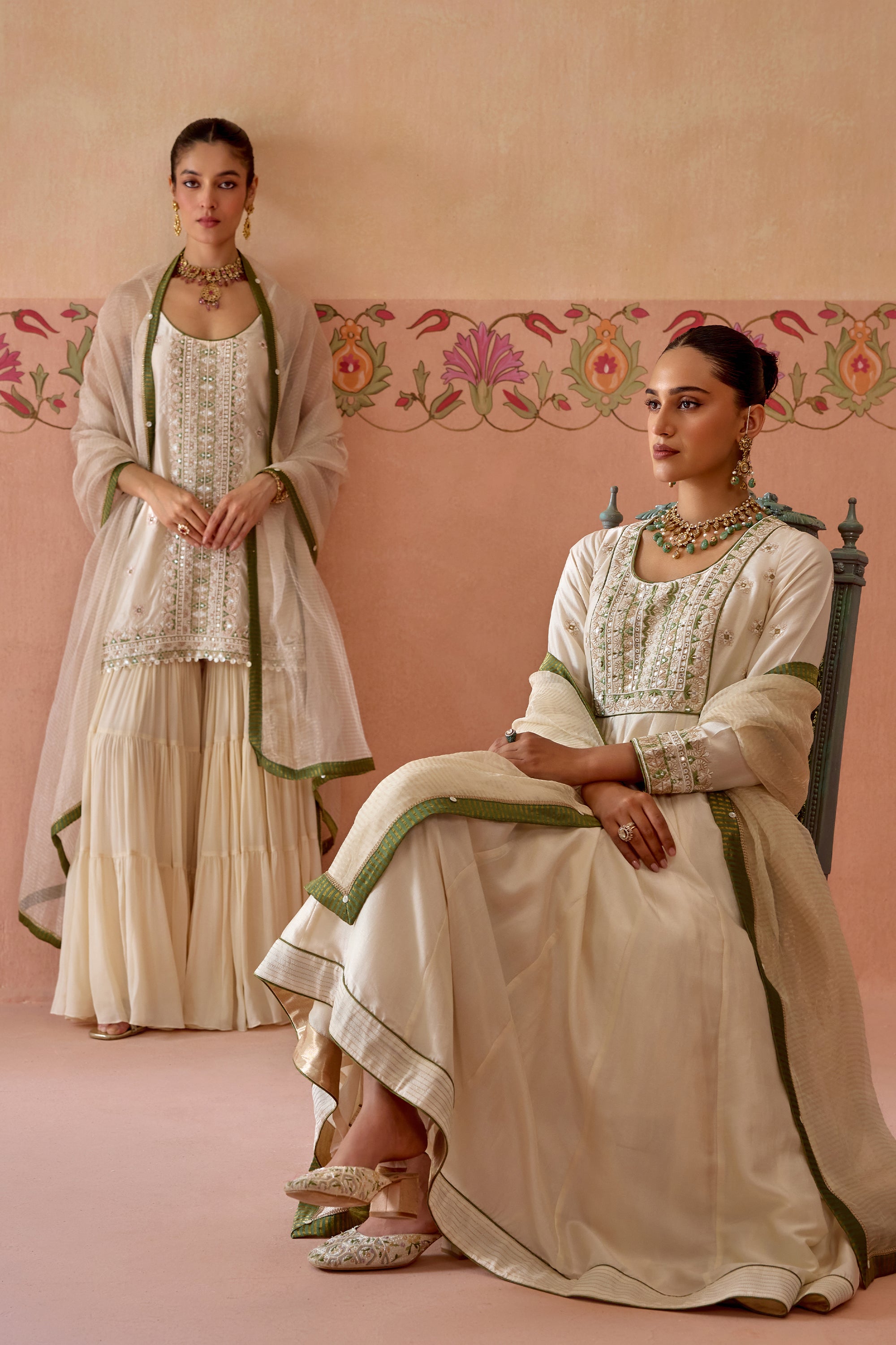 Zaha Anarkali Set - J