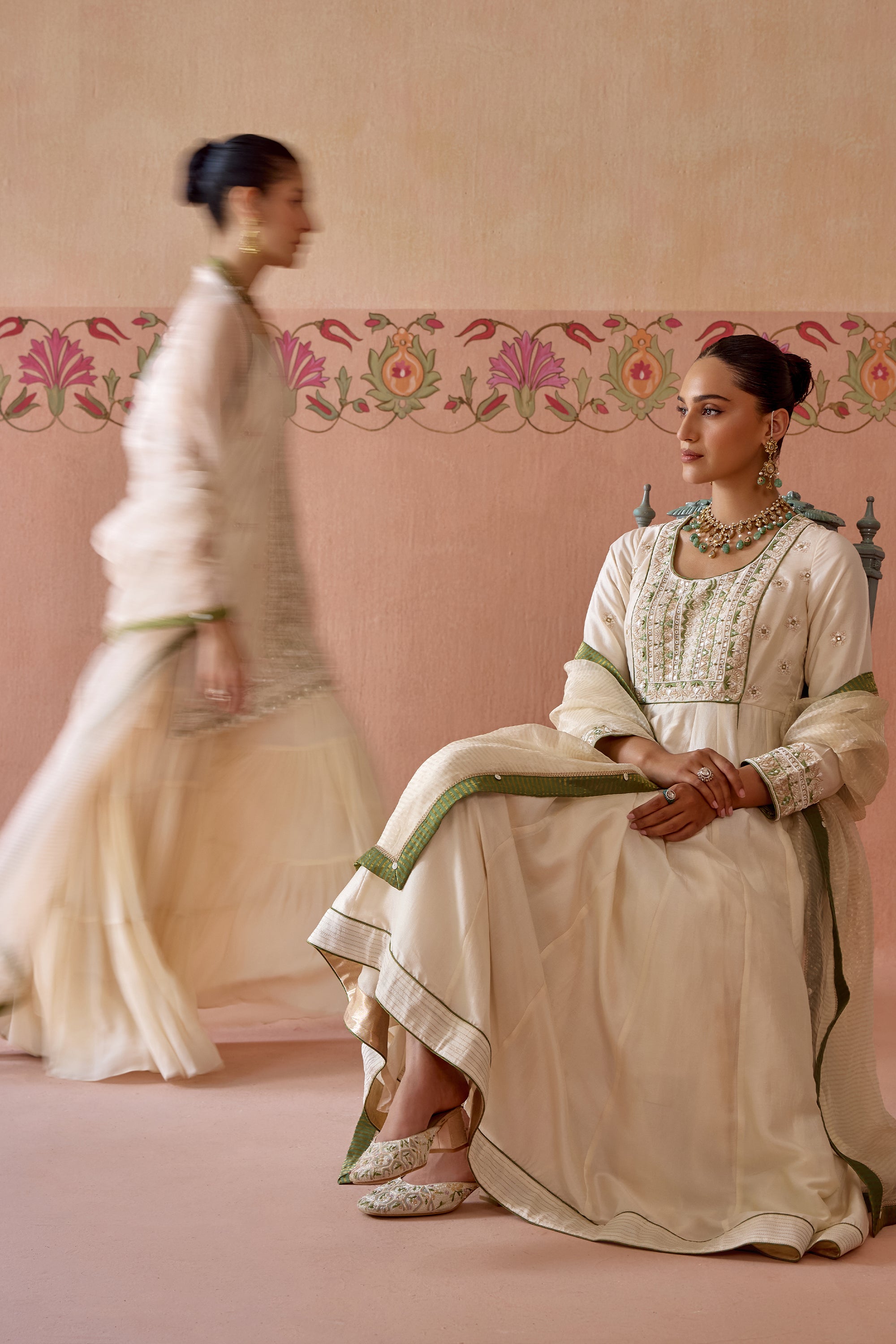 Zaha Anarkali Set - K