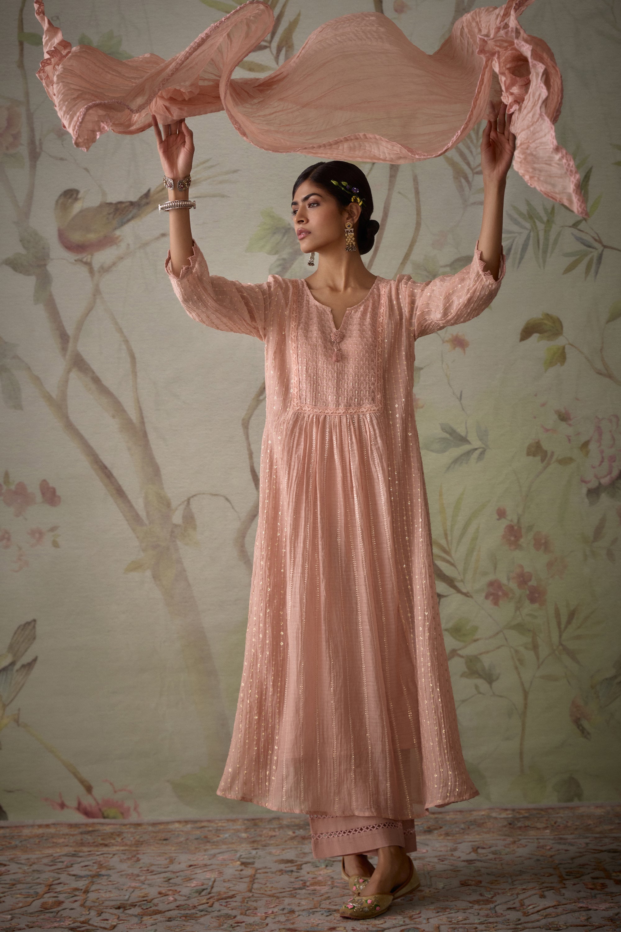 Pink_A-Line_Kurta_Set_Kritika_Dawar