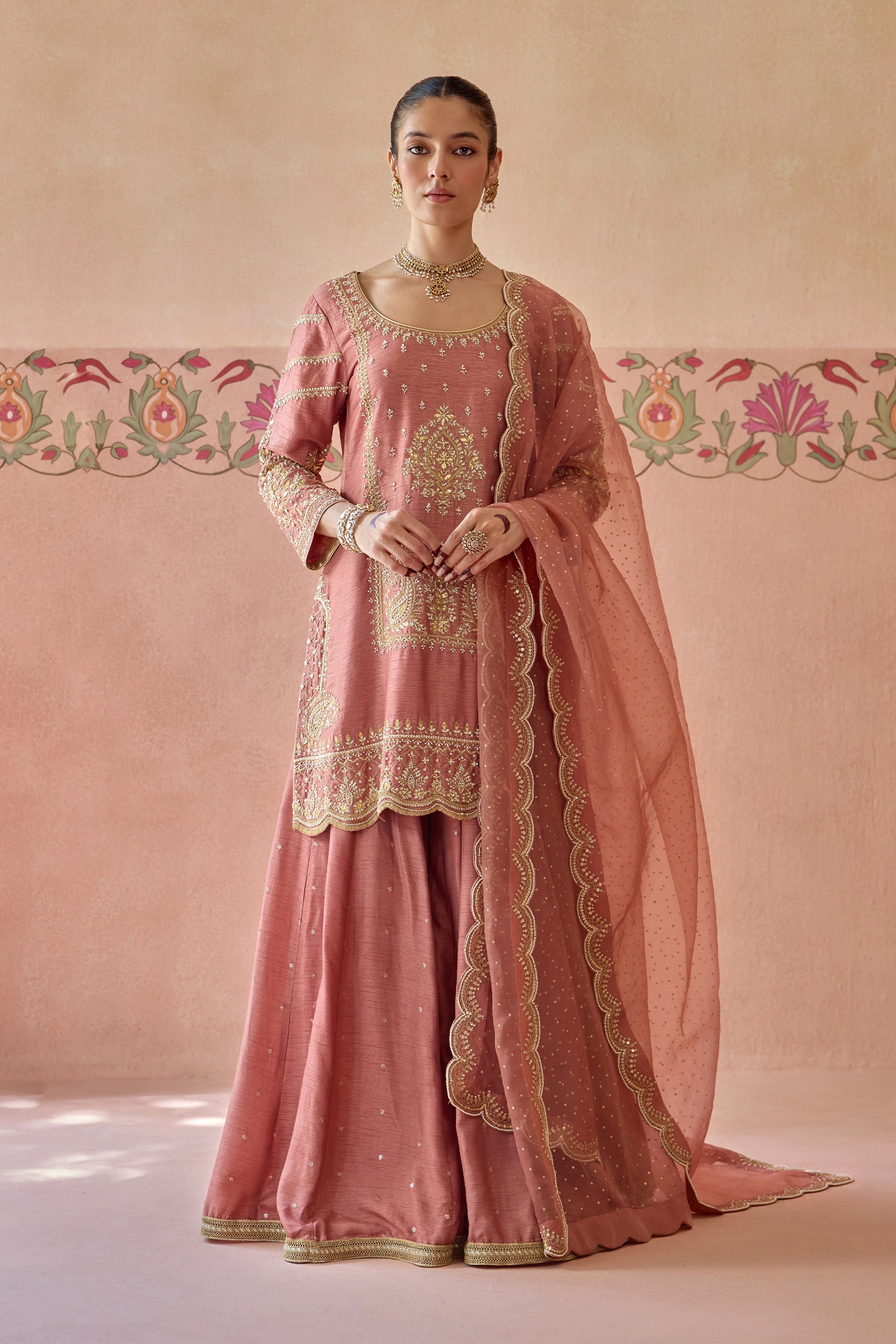 Alaya Sharara Set - A