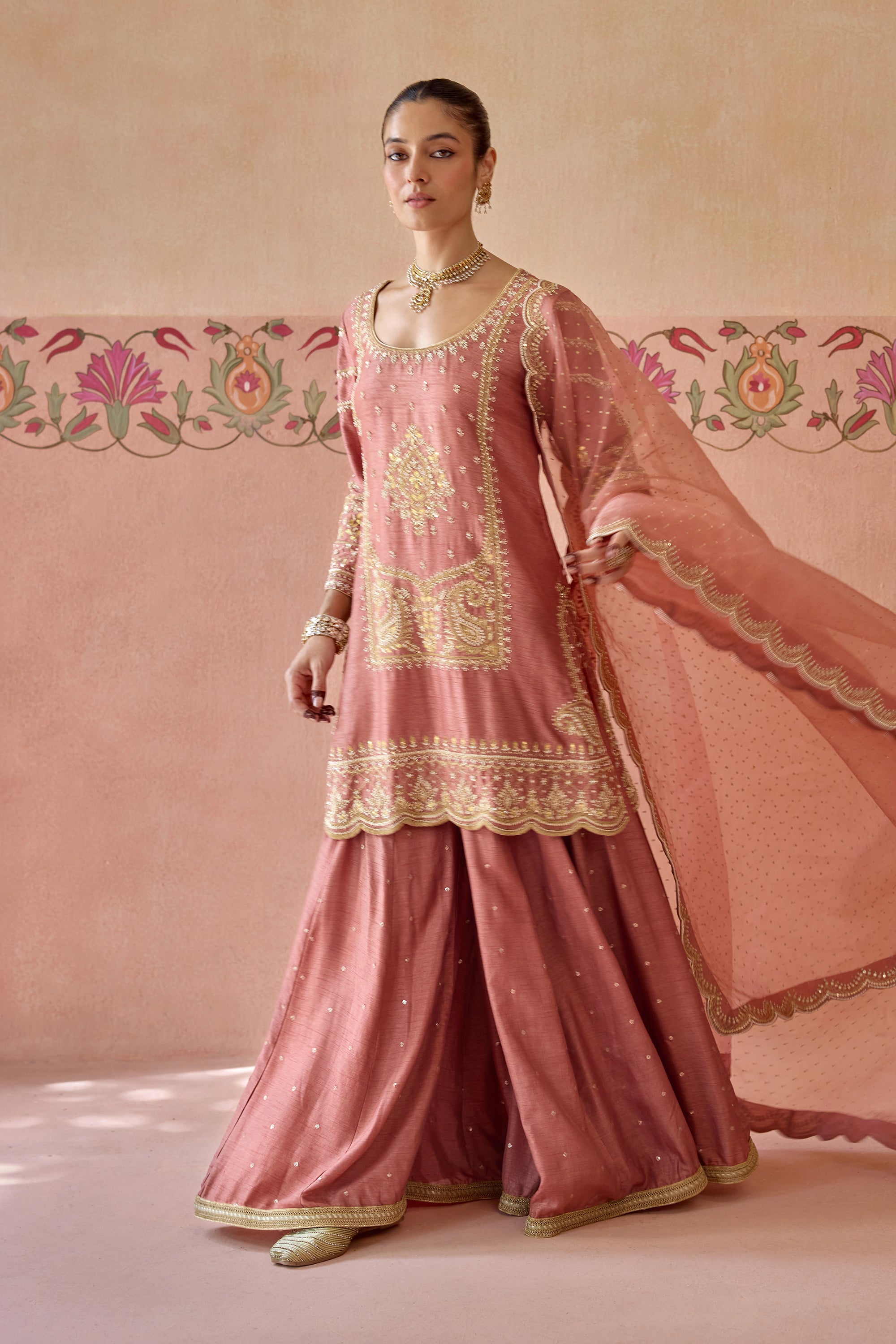 Alaya Sharara Set - C