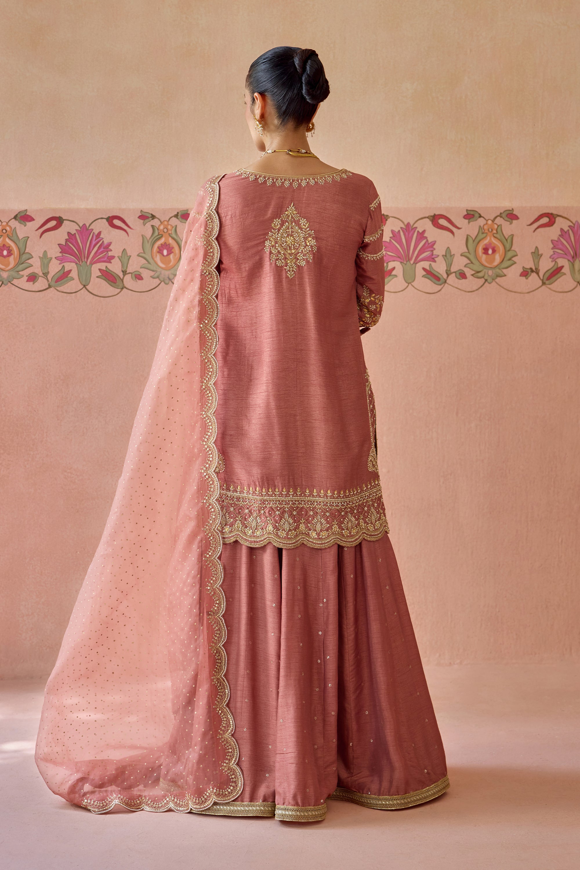 Alaya Sharara Set - D