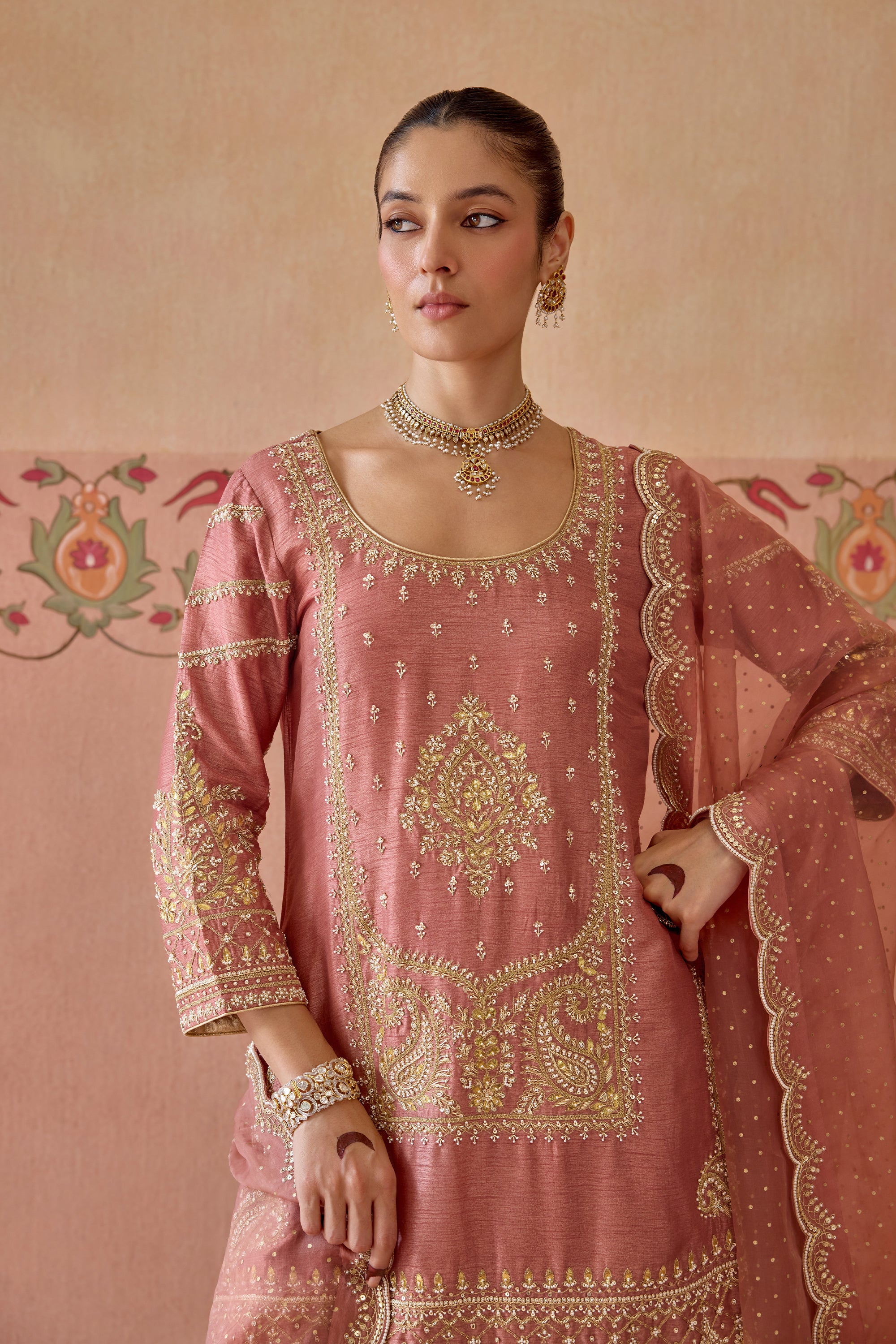 Alaya Sharara Set - F