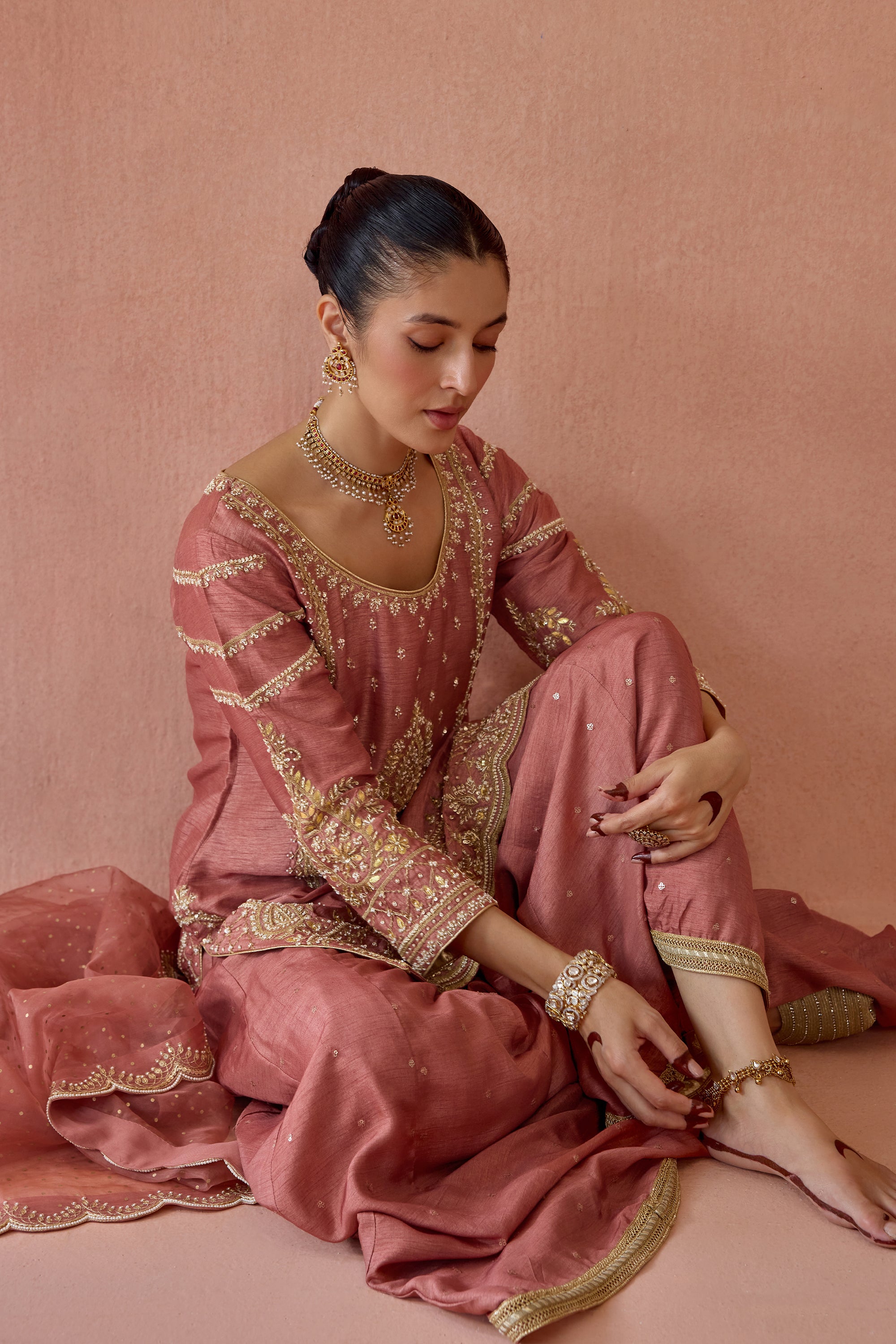 Alaya Sharara Set - H