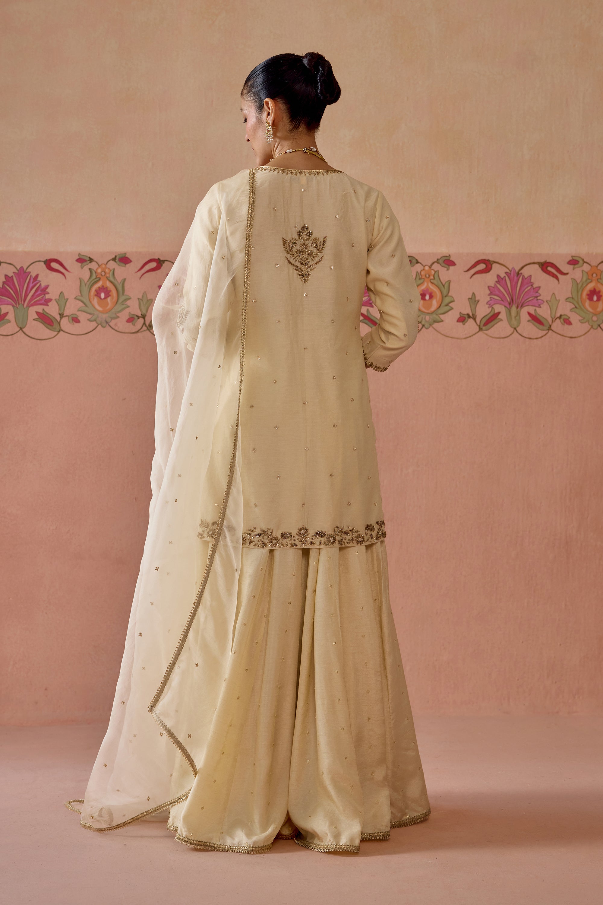 Gulnaar Sharara Set - C