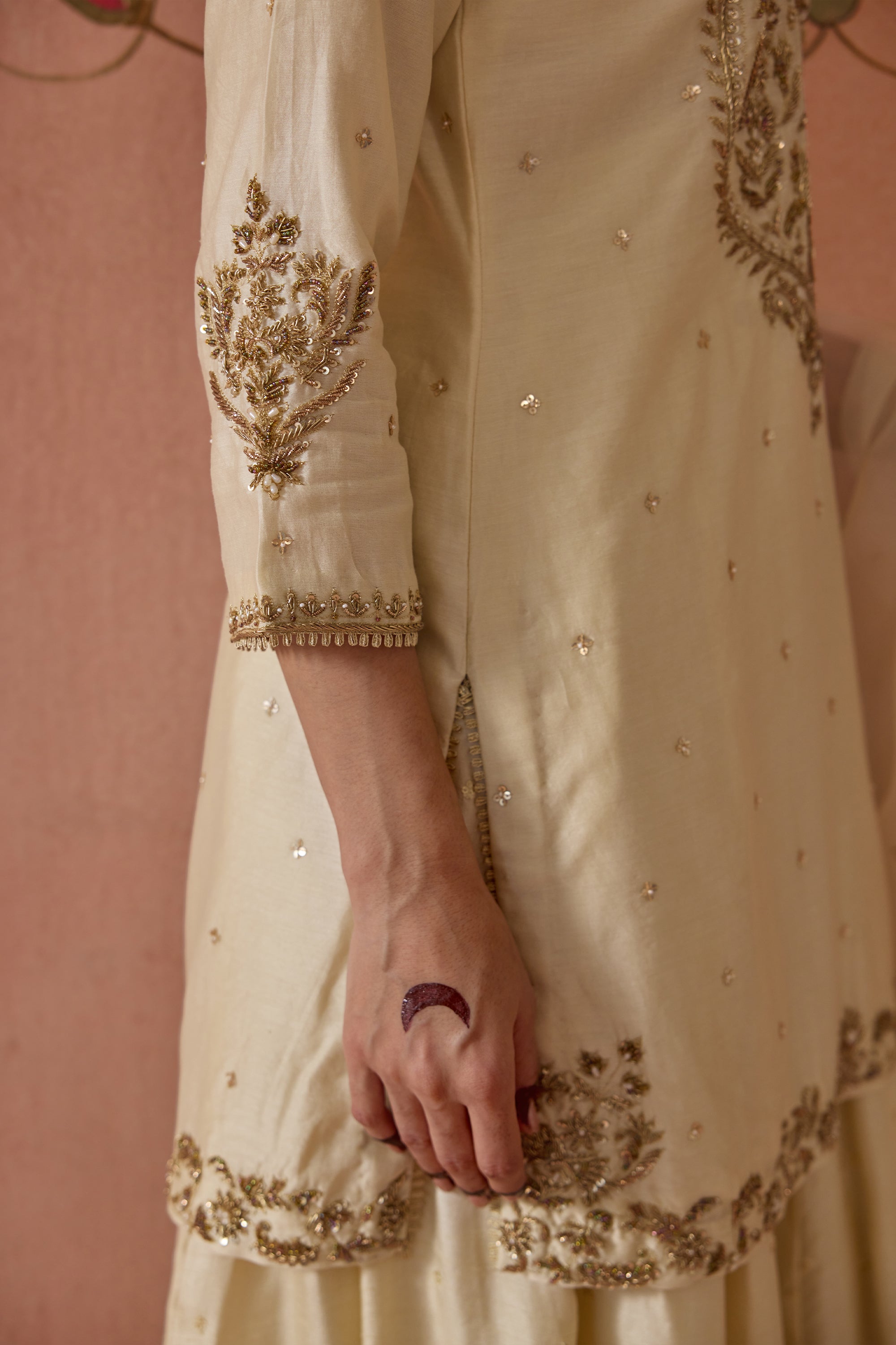Gulnaar Sharara Set - F