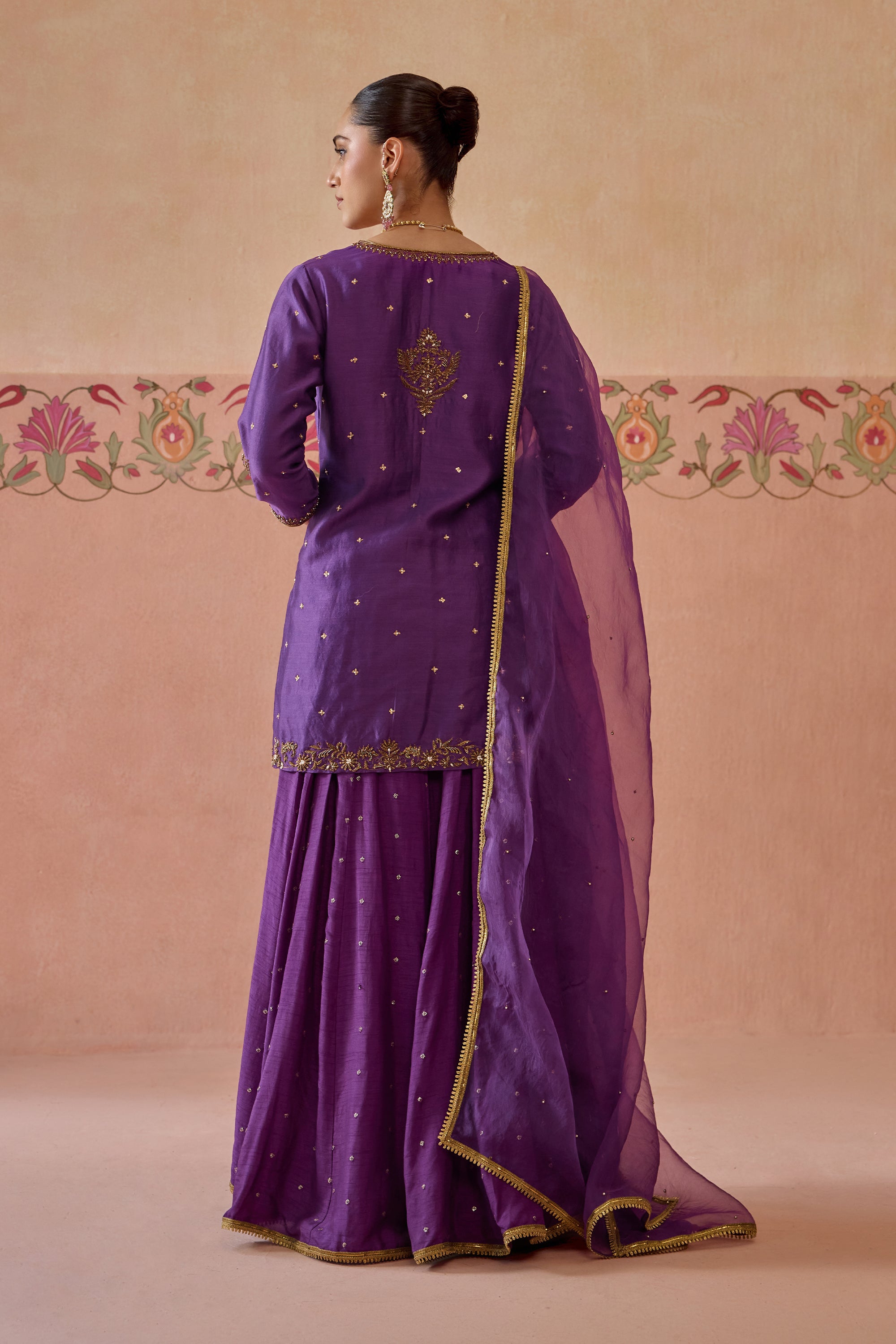 Gulnaar Sharara Set - C