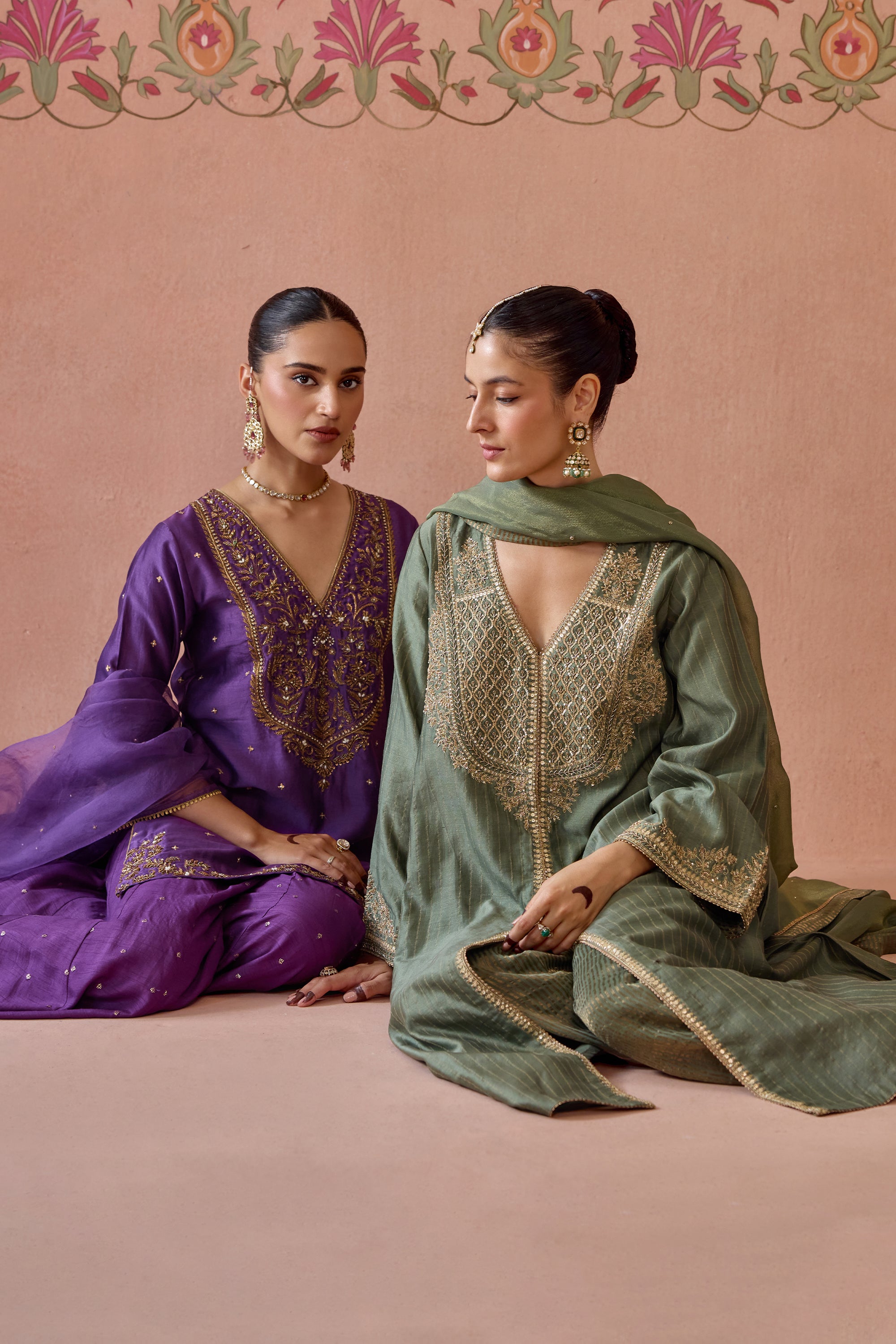 Gulnaar Sharara Set - G