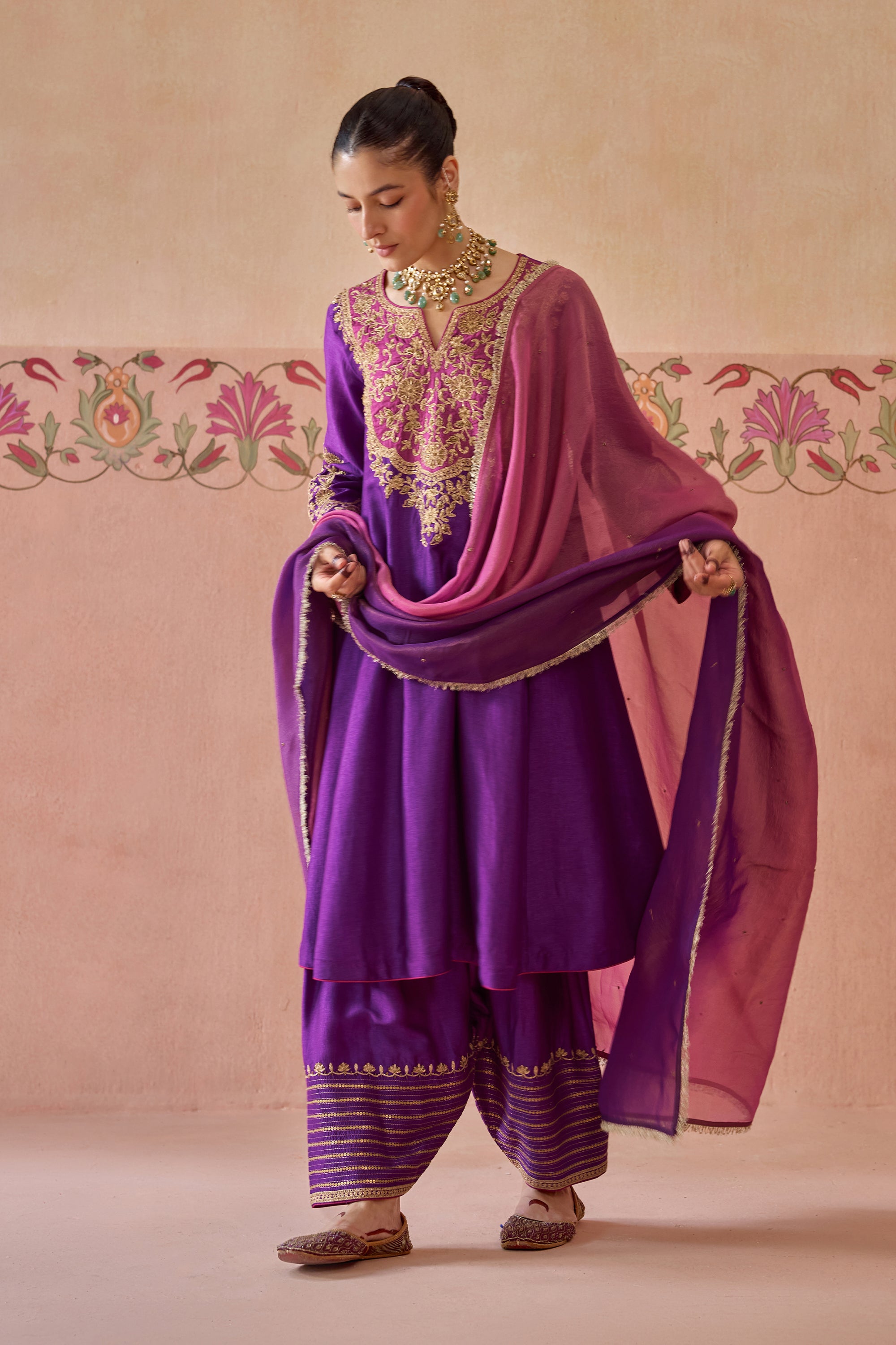 Aafreen Choga Set - A