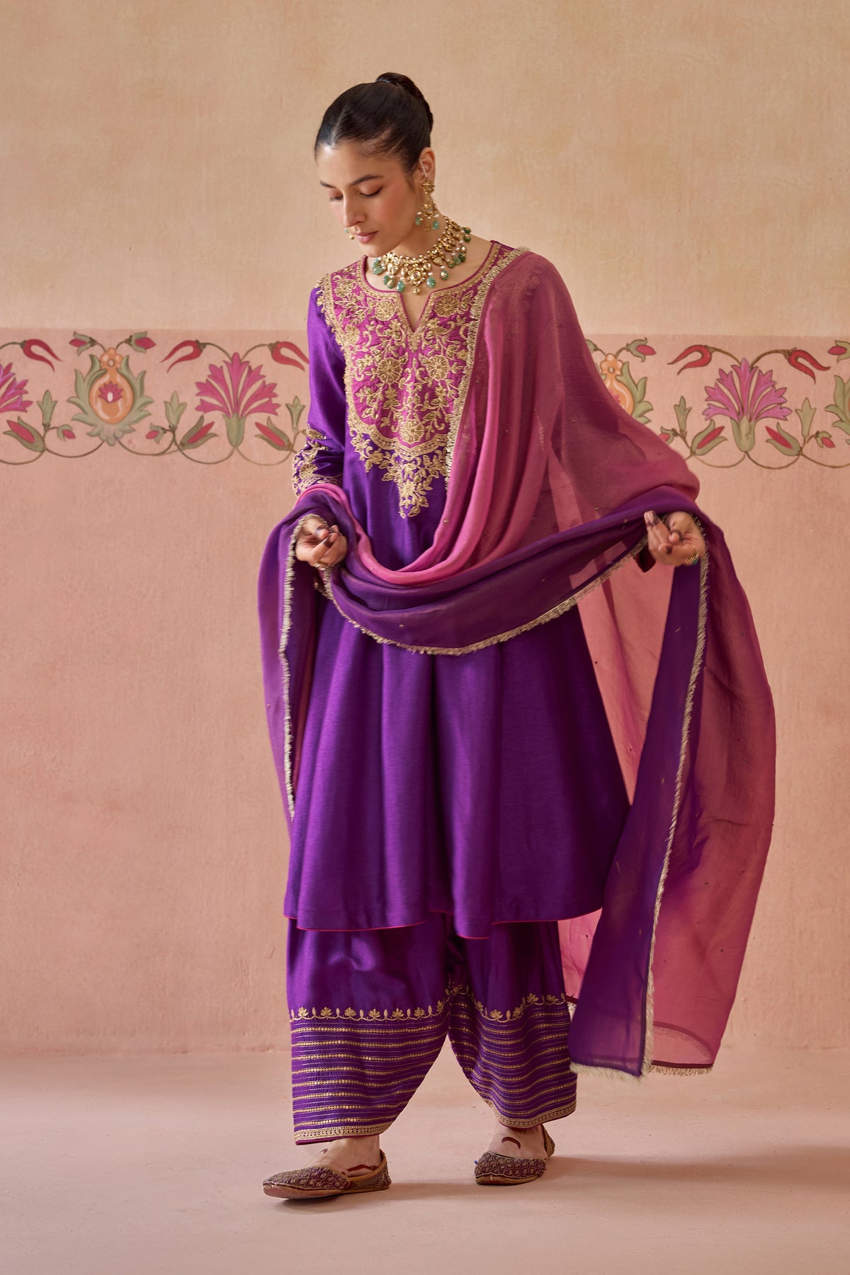 Aafreen Choga Set - A