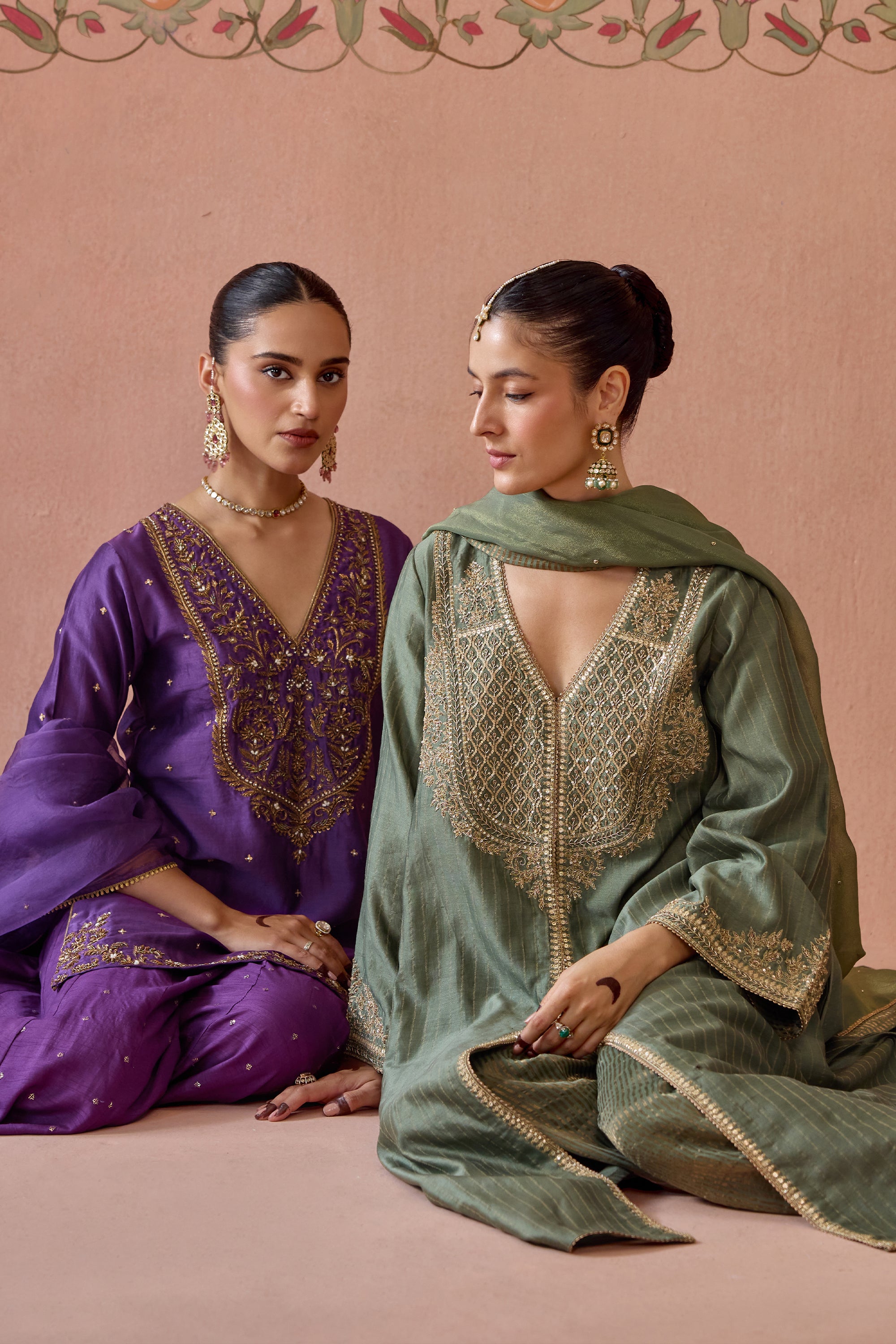 Mehrunisa Kurta Set - G