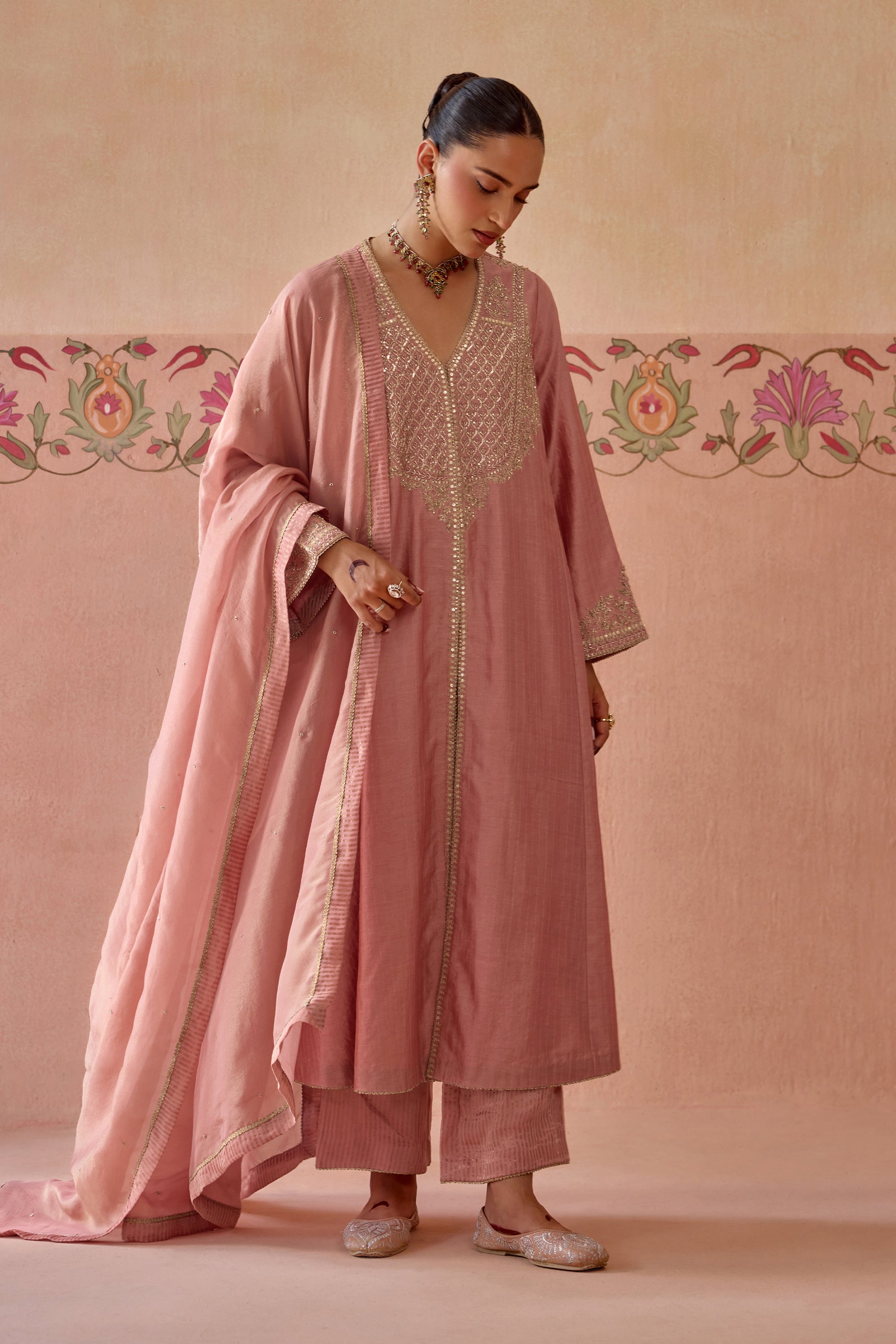 Mehrunisa Kurta Set - A