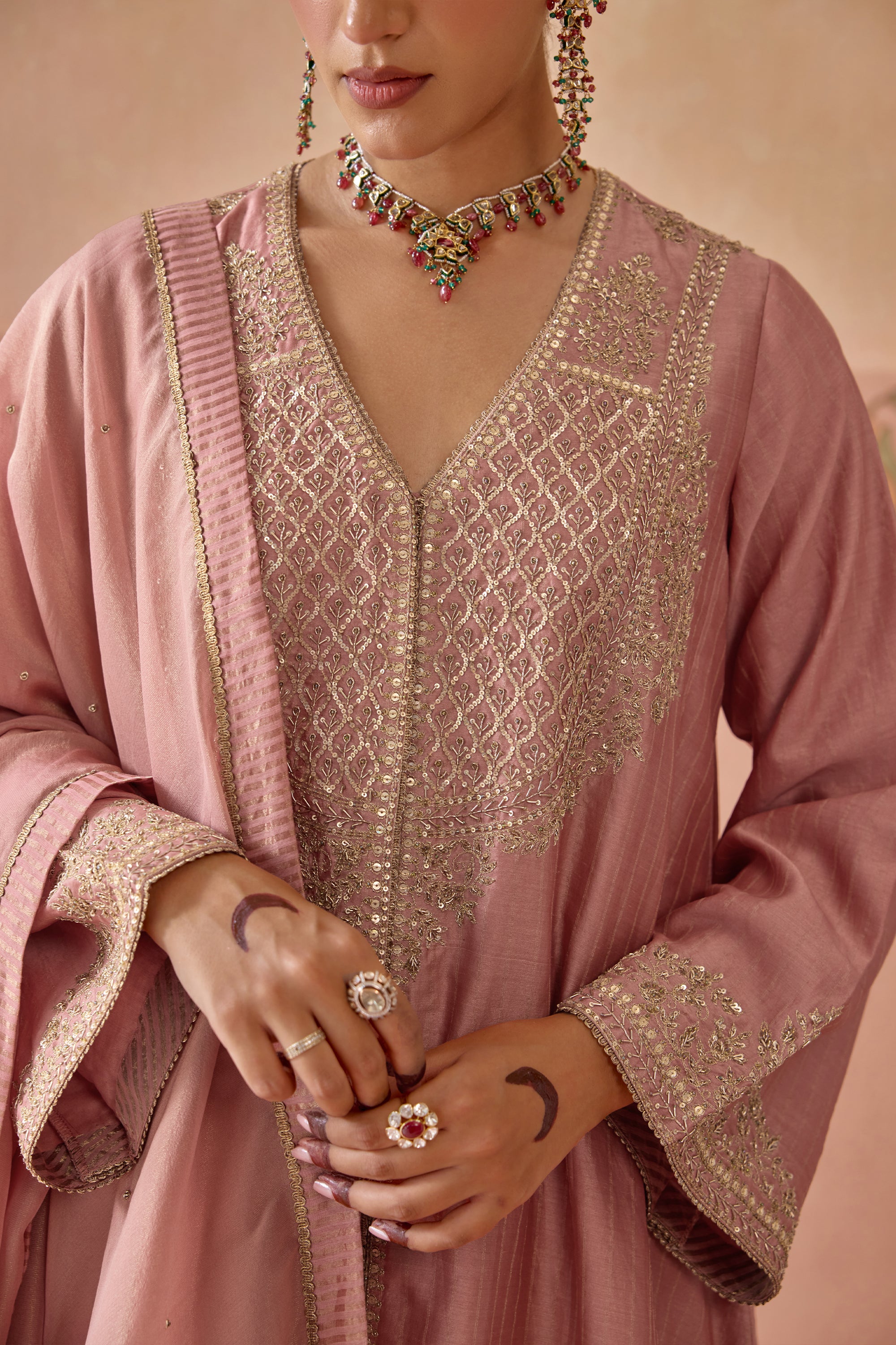 Mehrunisa Kurta Set - D