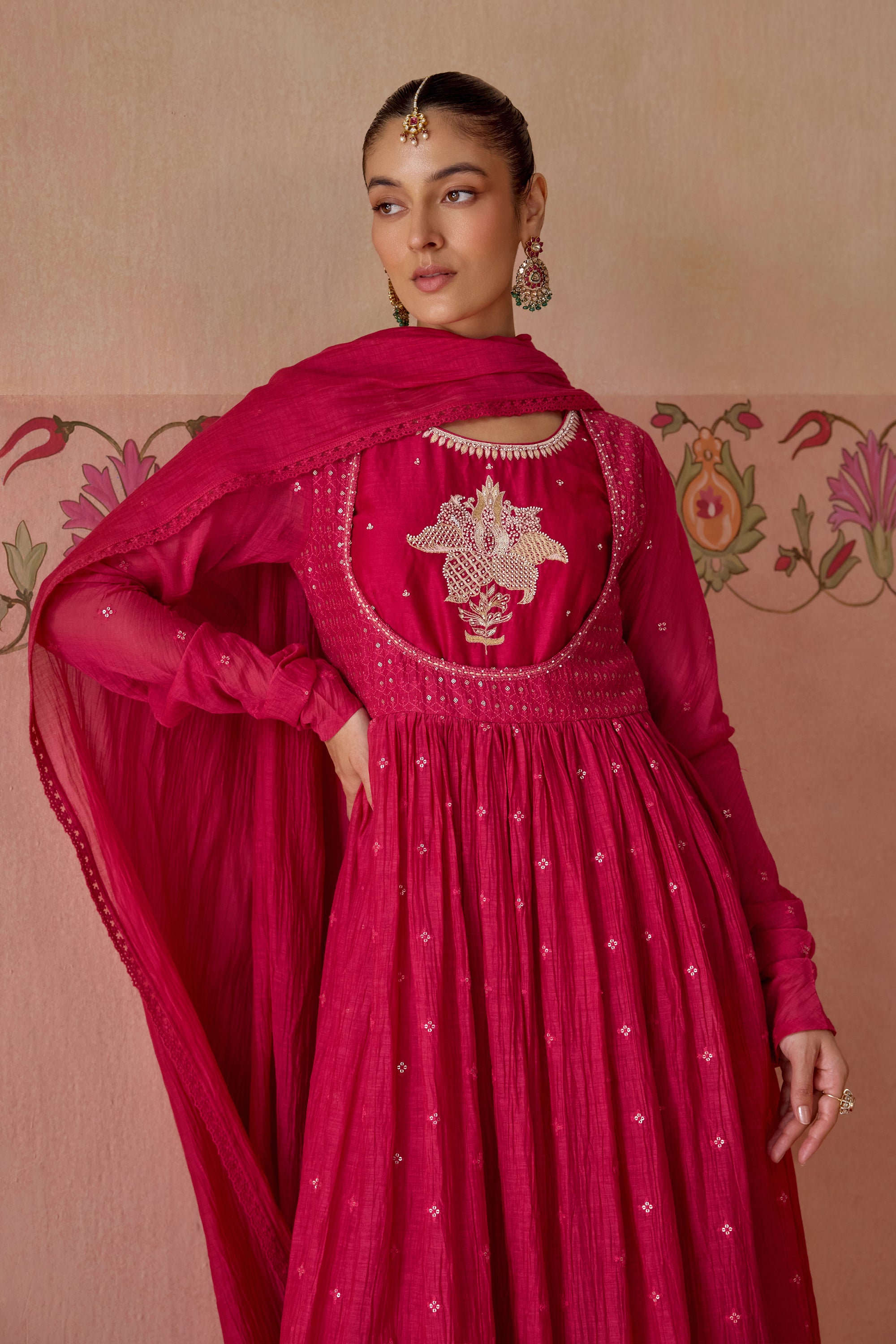 Evara Anarkali Set - F