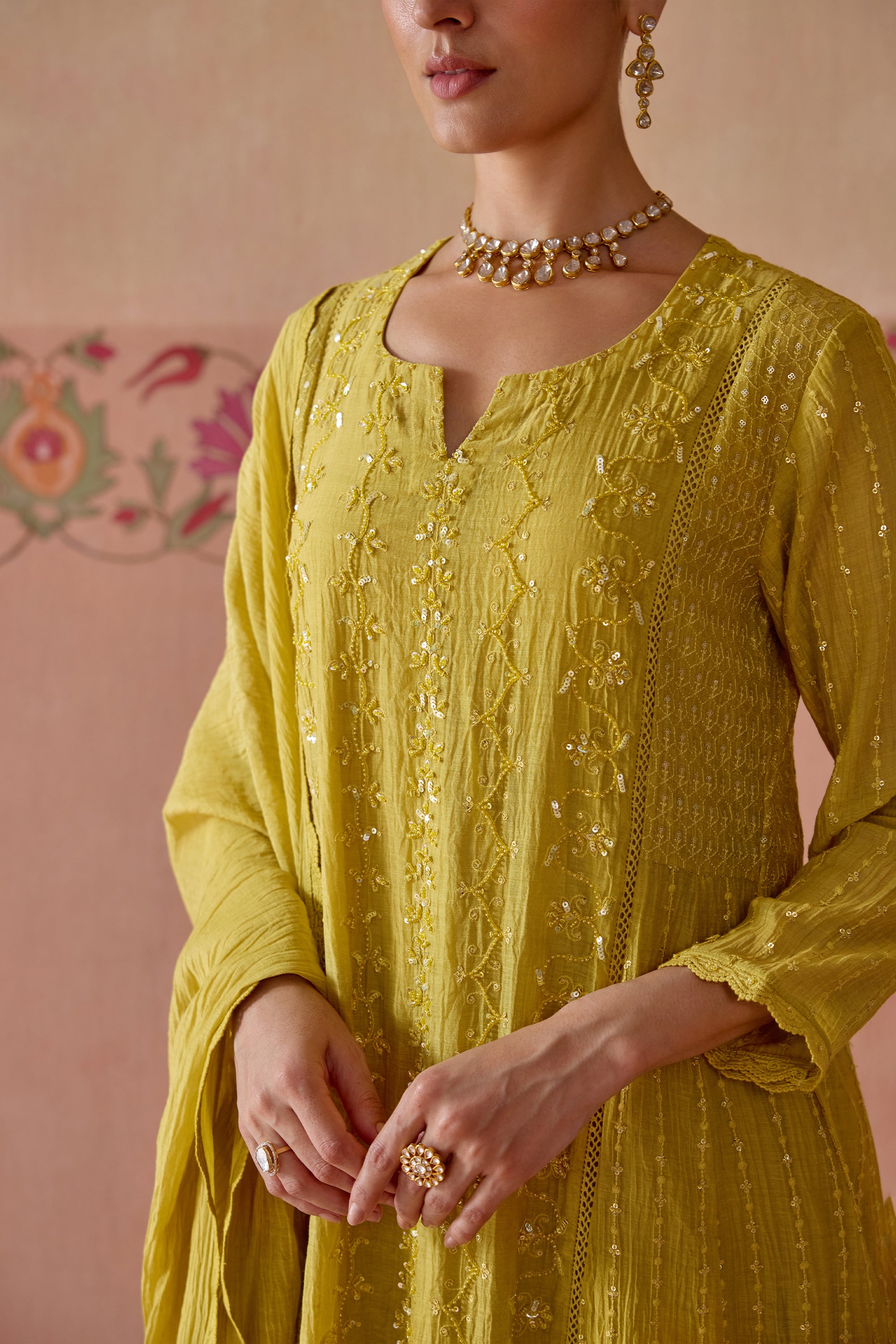 Saanjh Kurta Set - D