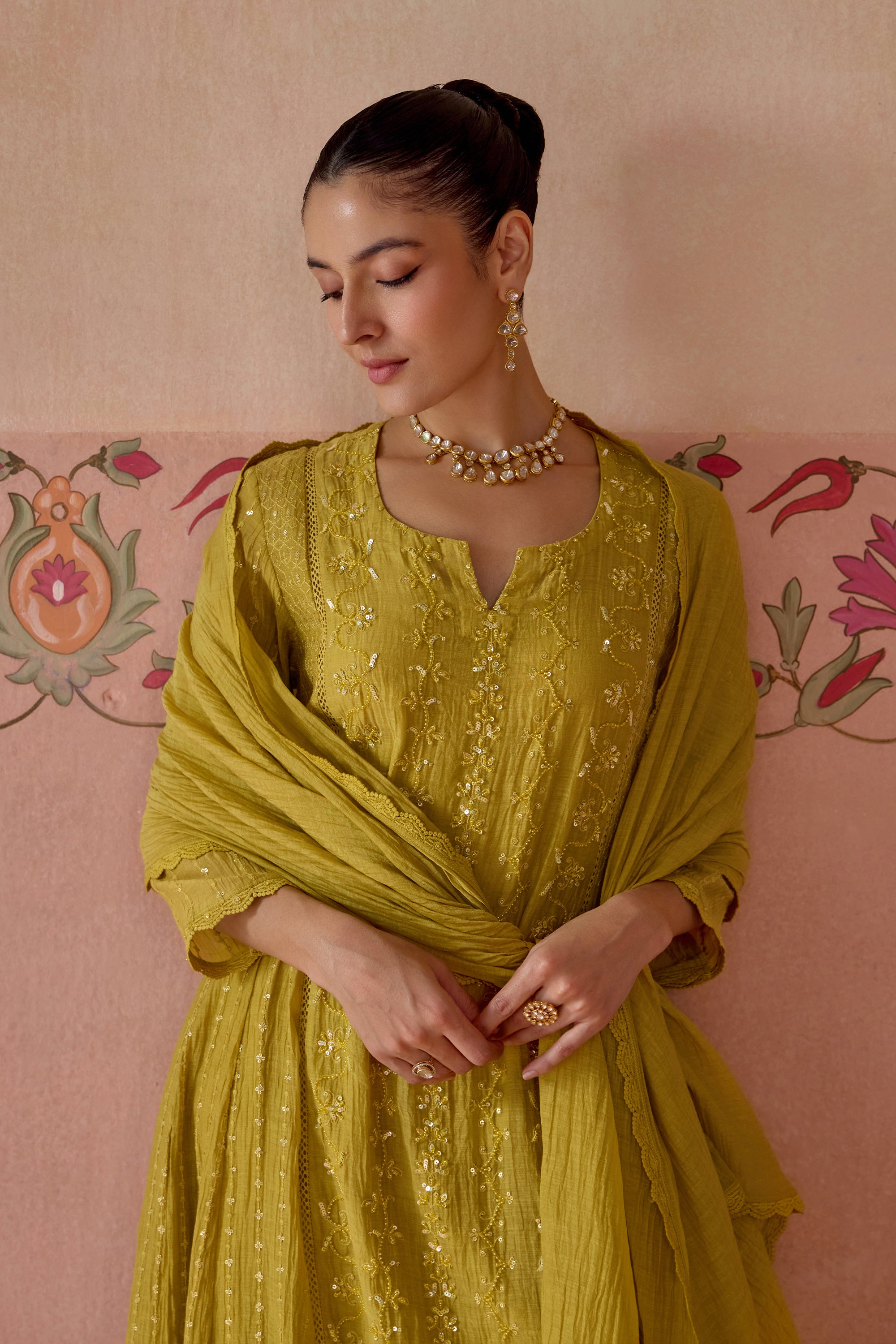 Saanjh Kurta Set - F
