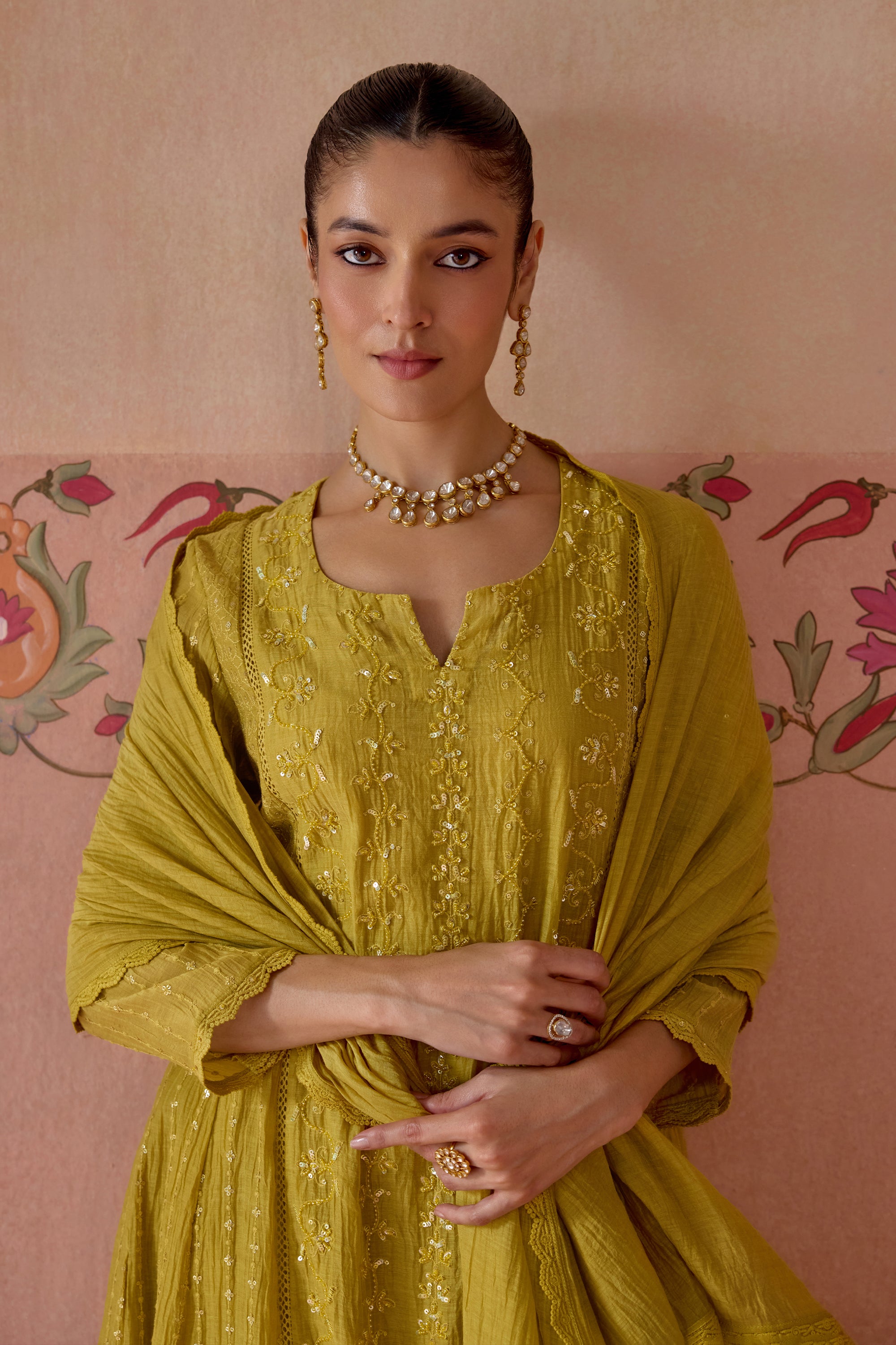 Saanjh Kurta Set - G