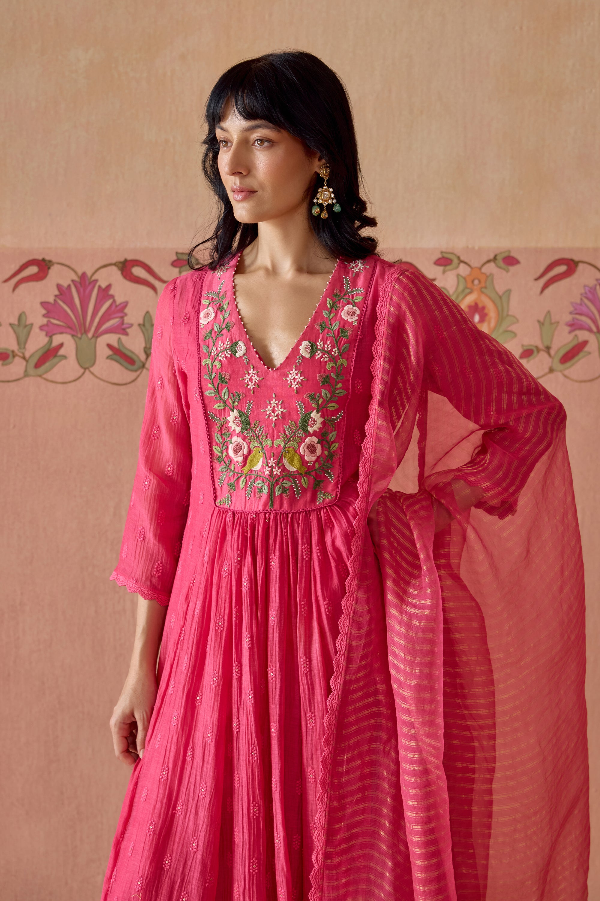 Chirai Kurta Set - C