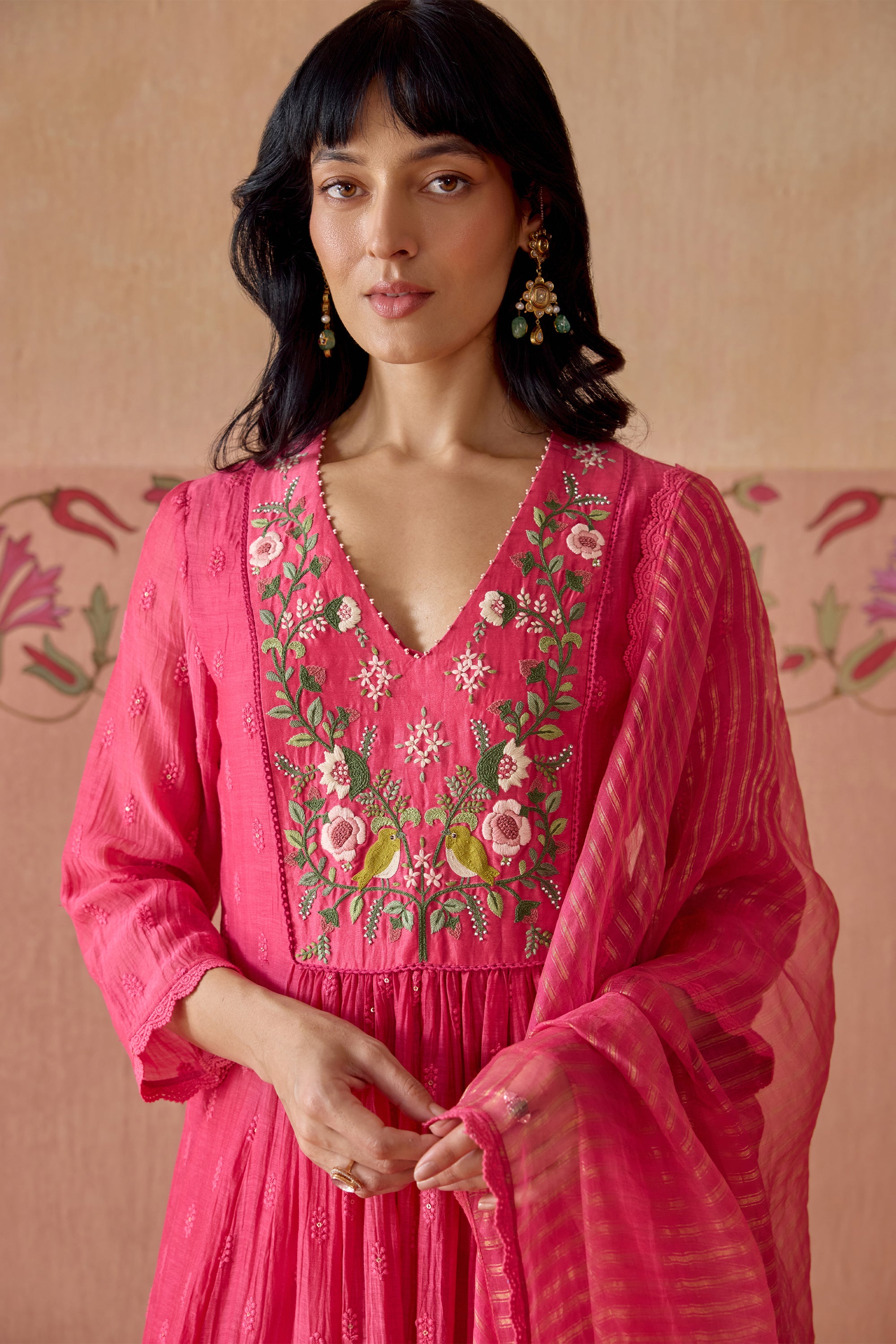 Chirai Kurta Set - D