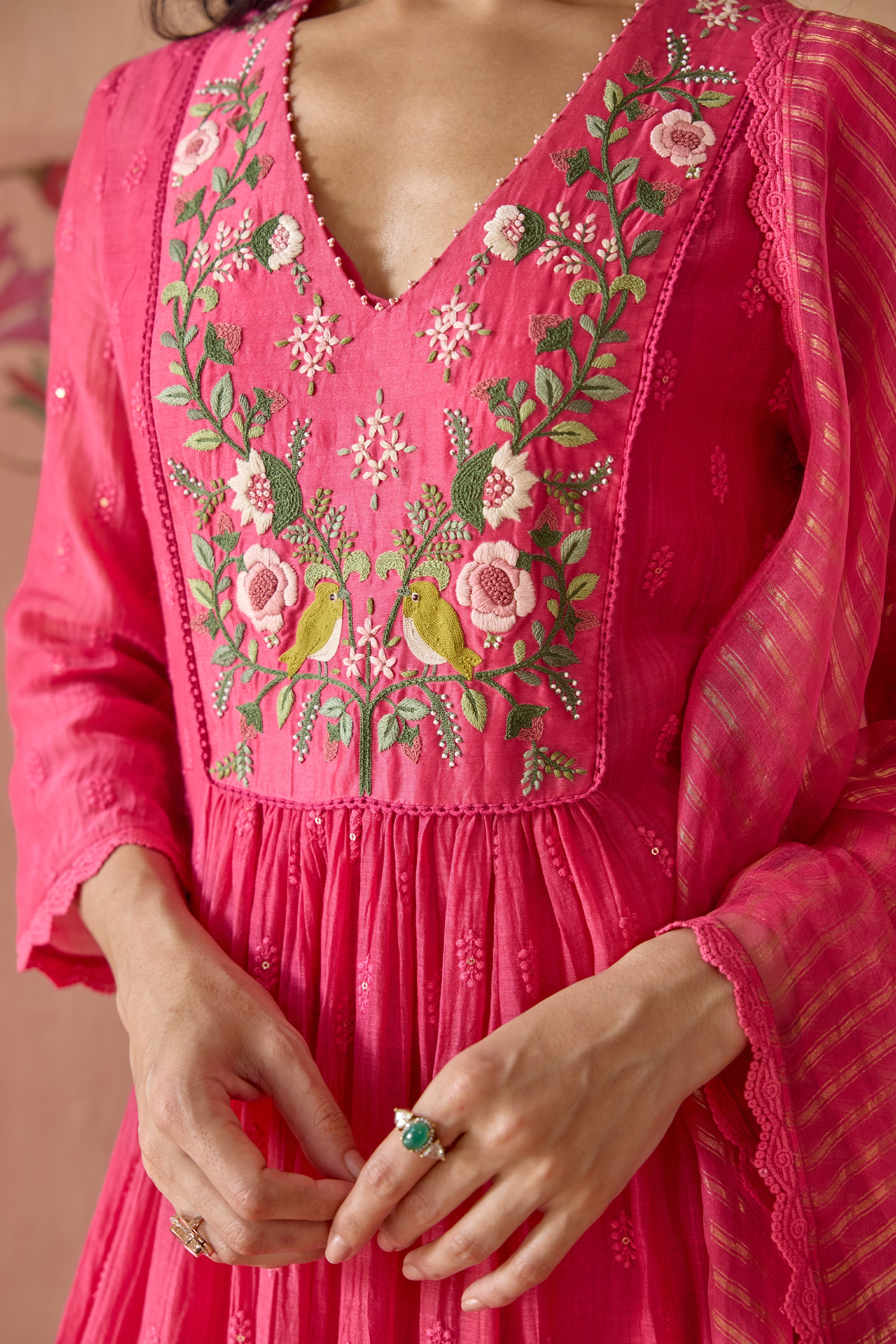 Chirai Kurta Set - E