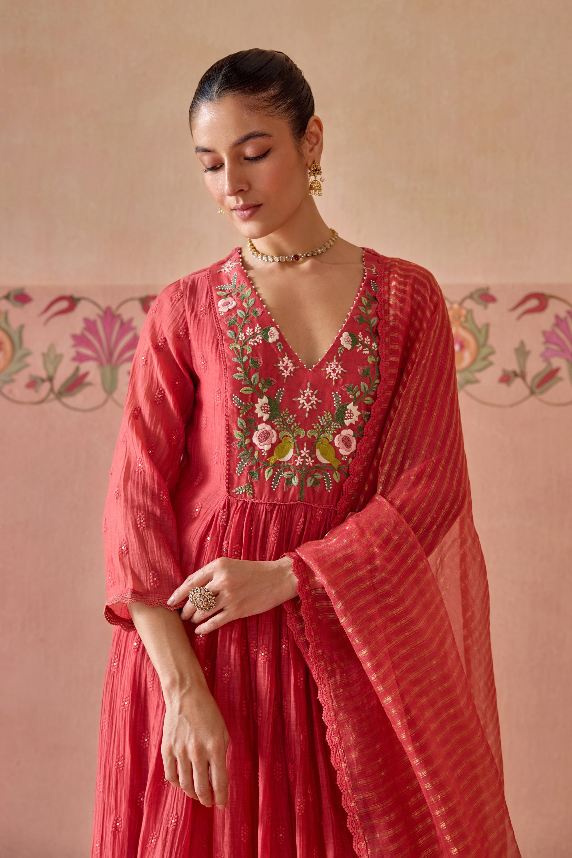 Chirai Kurta Set - C