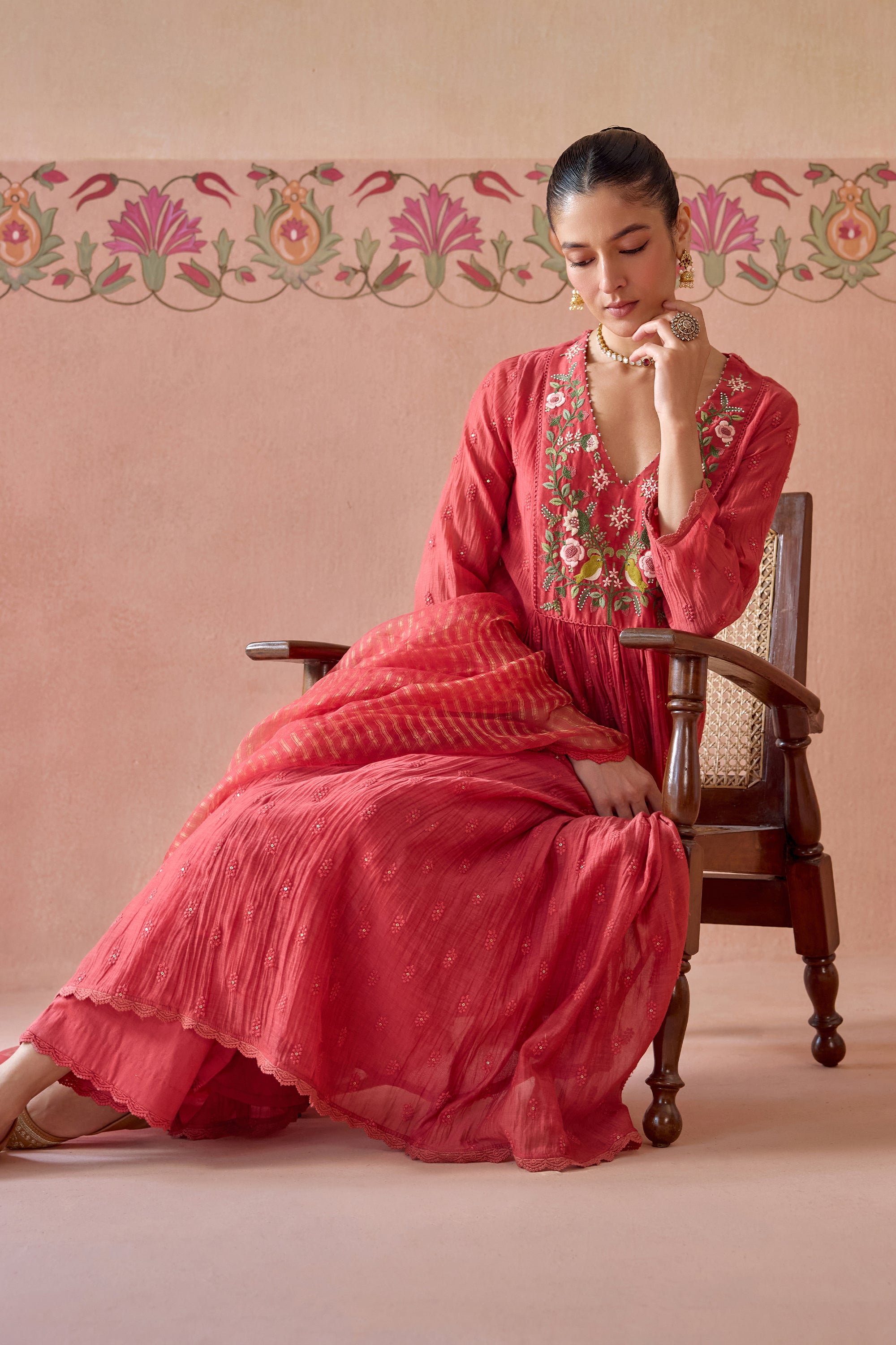 Chirai Kurta Set - D